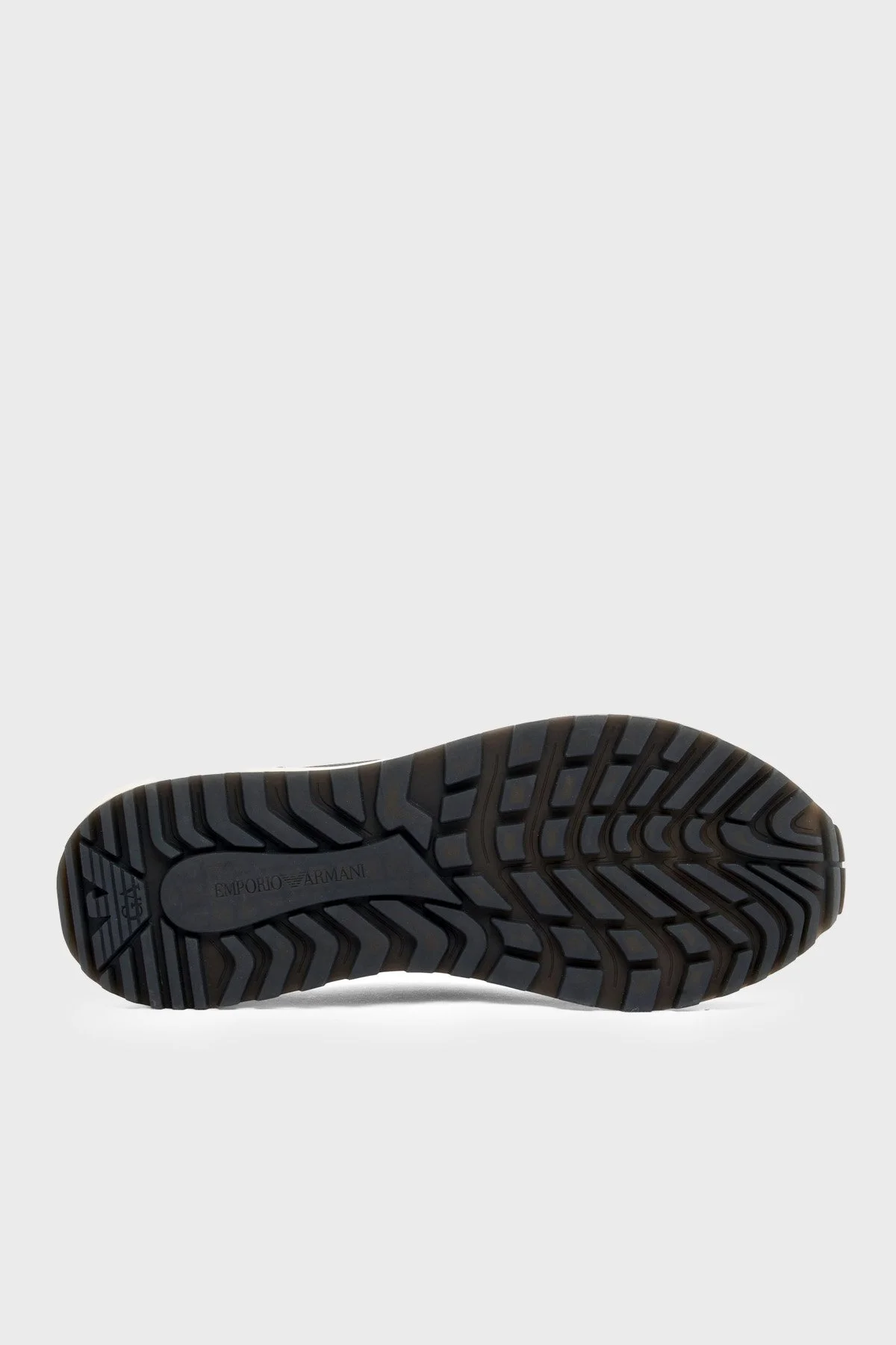 Emporio Armani Logolu Süet Sneaker Erkek Ayakkabı EM003739 AF19724 M8478 Antrasit - 7