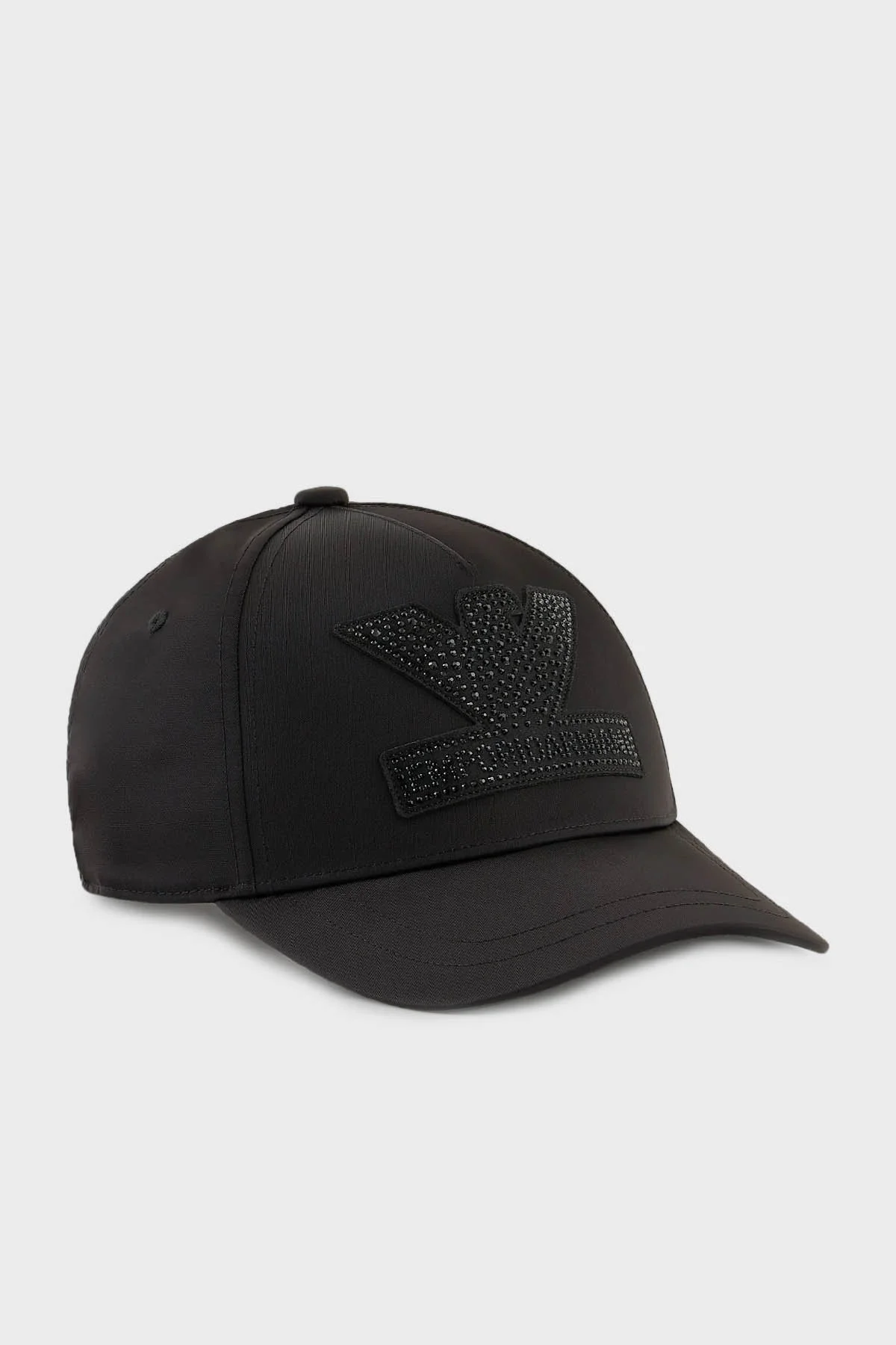 Emporio Armani Logolu Taşlı Erkek Şapka 627480 4R559 00020 SİYAH - 1