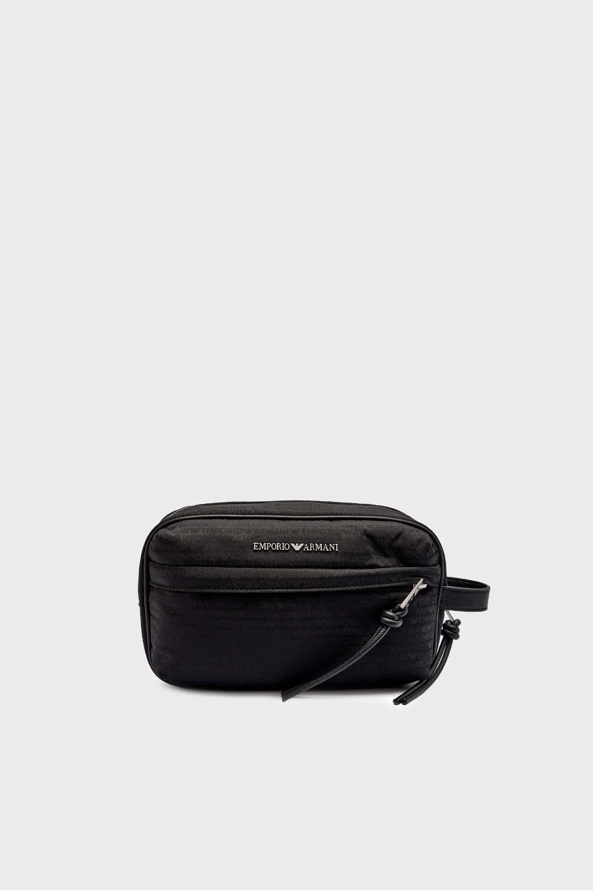 Emporio Armani Logolu Tek Saplı Erkek Çanta EM004160 AF14637 UC001 SİYAH - 1