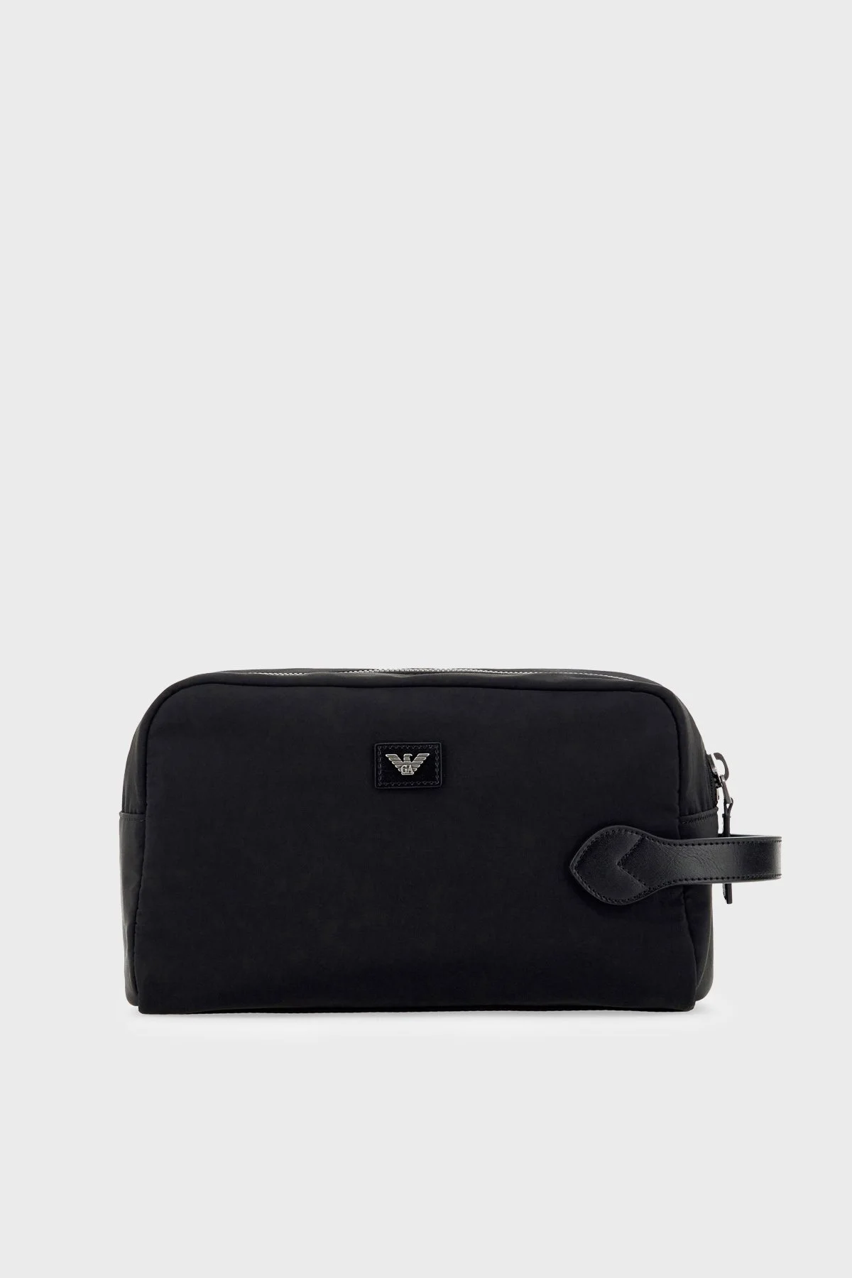 Emporio Armani Logolu Tek Saplı Erkek Çanta EM007035 AF28742 UC001 Siyah - 1
