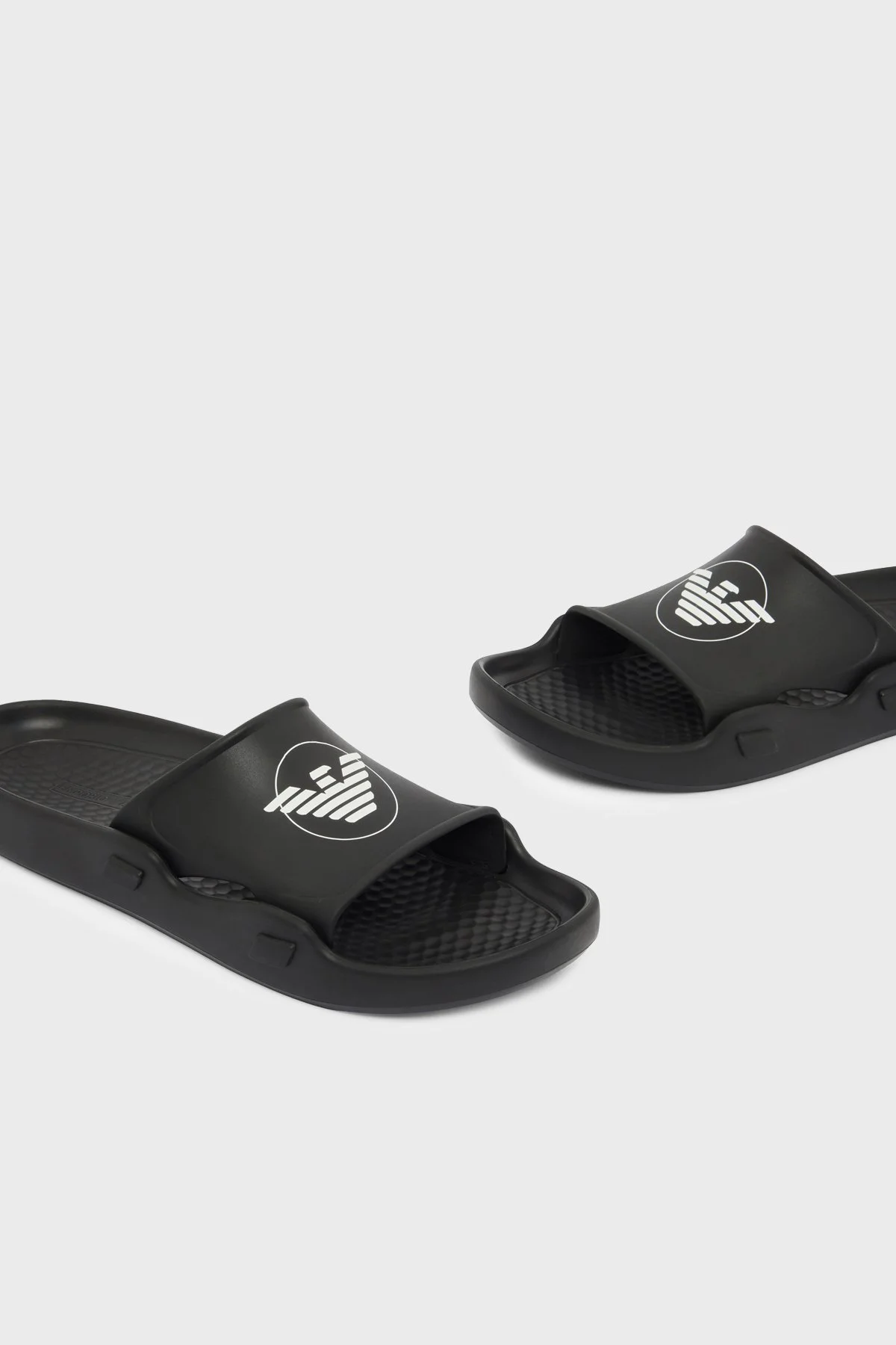 Emporio Armani Logolu Unisex Terlik EX000044 AF22191 UC001 SİYAH - 4