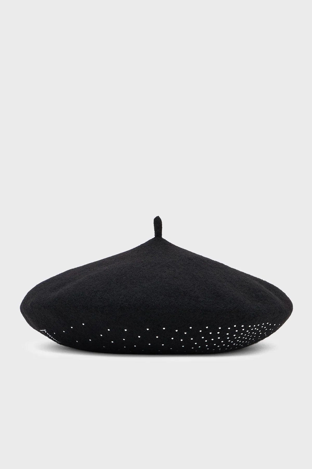 Emporio Armani Logolu Yünlü Bayan Şapka EW003512 AF20033 MC032 SİYAH-GÜMÜŞ - 3