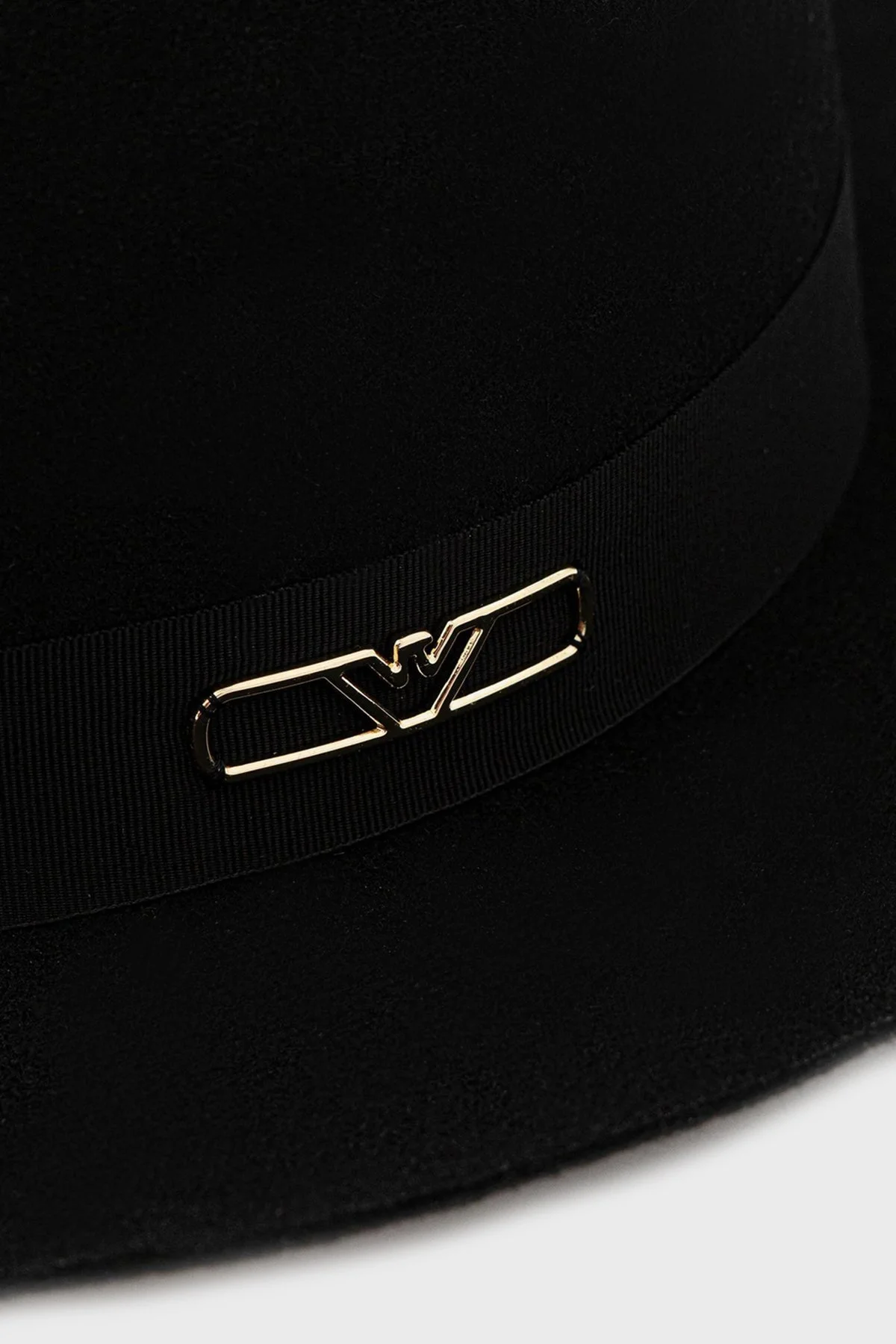 Emporio Armani Logolu Yünlü Kovboy Bayan Şapka EW003151 AF20030 UC001 SİYAH - 3