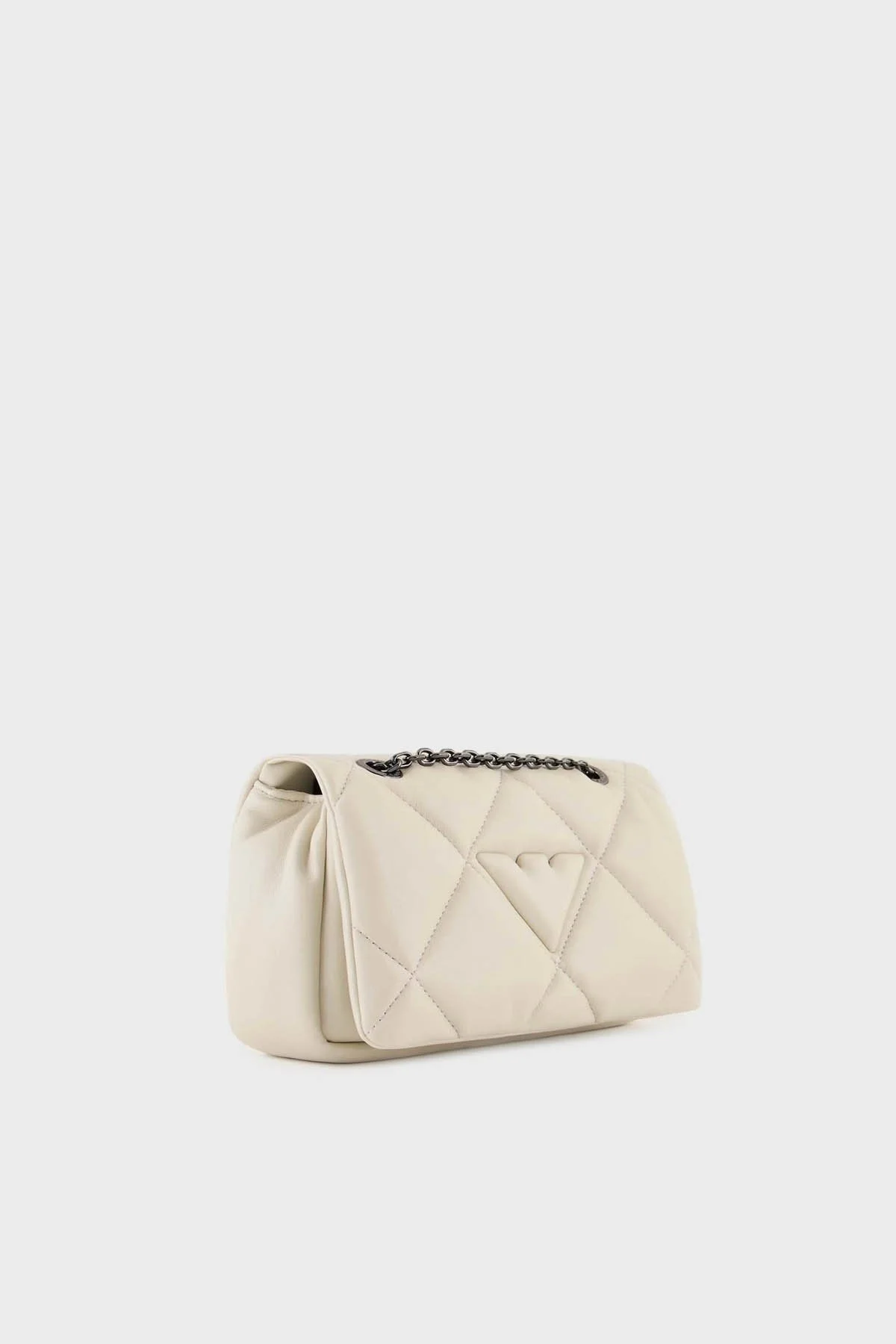 Emporio Armani Logolu Zincir Askılı Bayan Çanta Y3C041 YWJ8I 80011 BEYAZ - 12