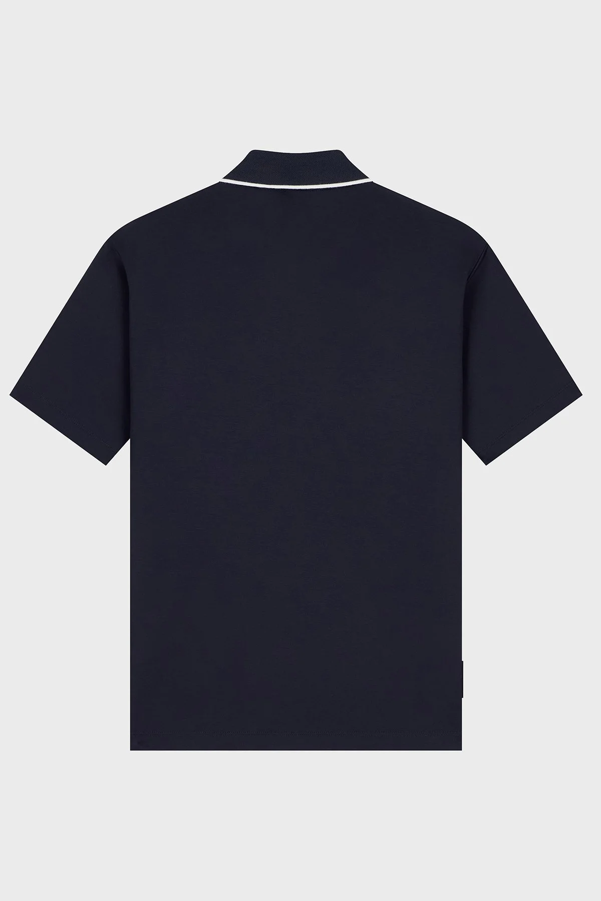 Emporio Armani Lyocell Karışımlı Fermuarlı Erkek Polo EM006341 AF10017 UB118 Lacivert - 7