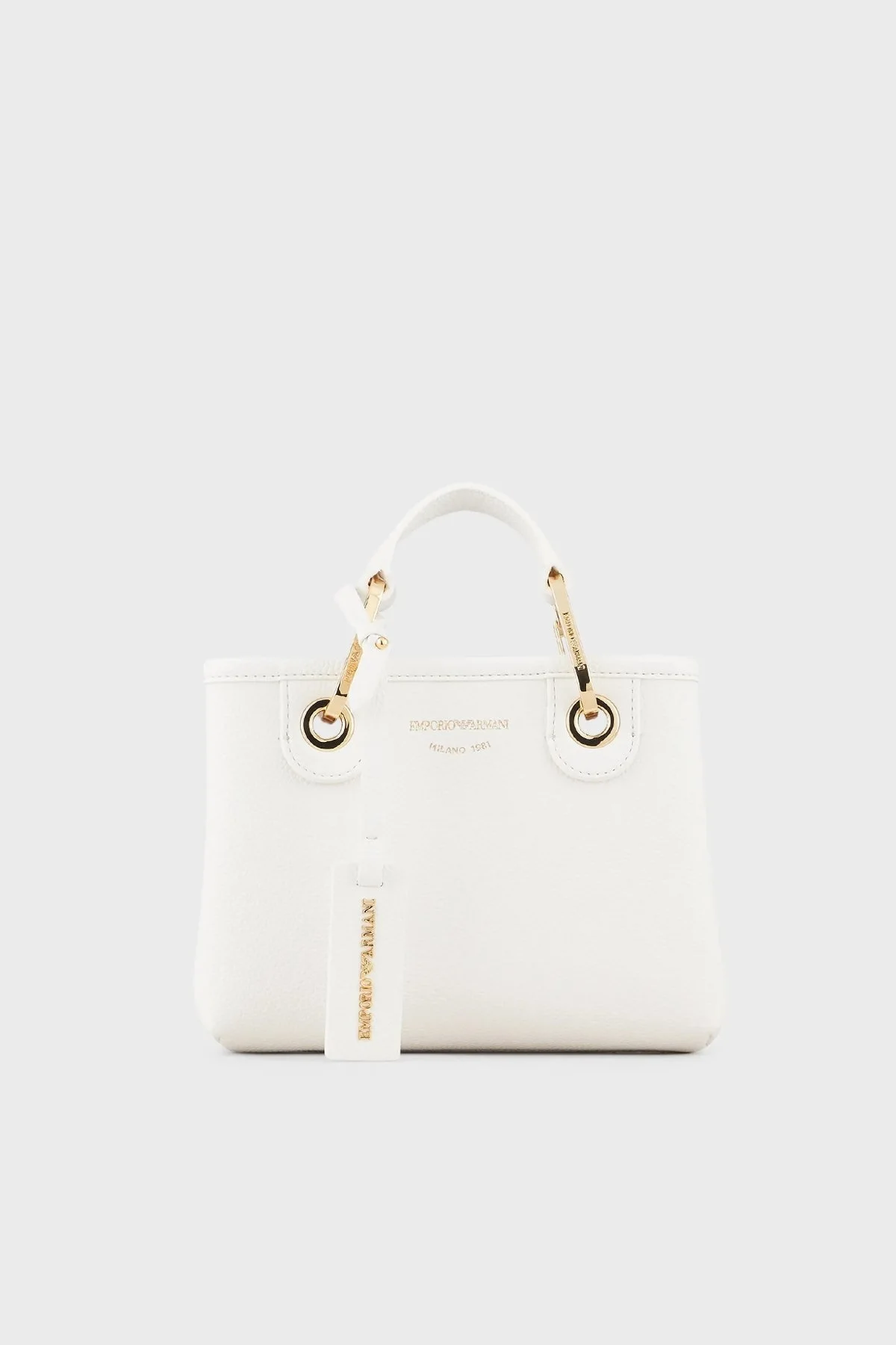 Emporio Armani Marka Logolu Çıkarılabilir Uzatma Askılı Bayan Çanta Y3D176 YFO5B 85219 BEYAZ - 1