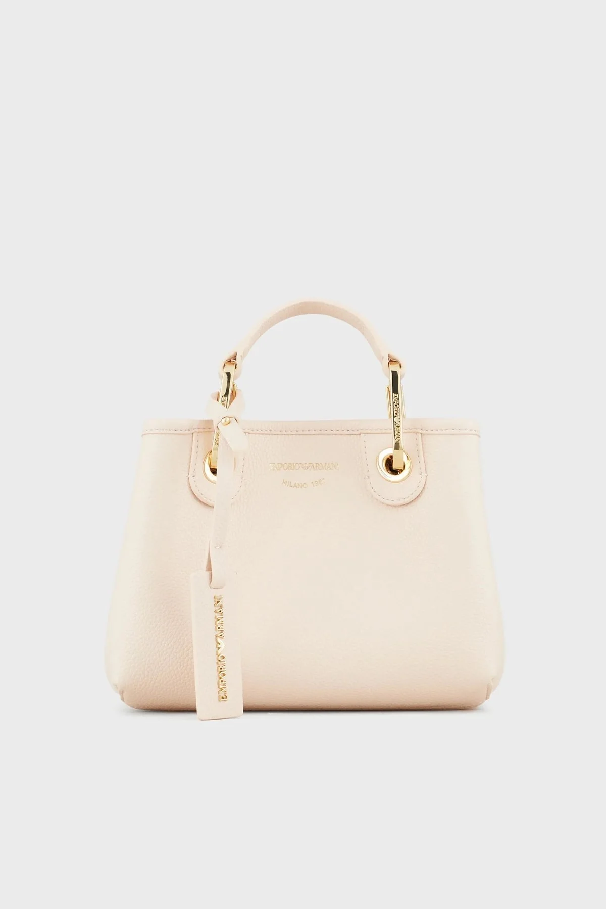 Emporio Armani Marka Logolu Çıkarılabilir Uzatma Askılı Bayan Çanta Y3D176 YFO5B 88820 PUDRA - 1