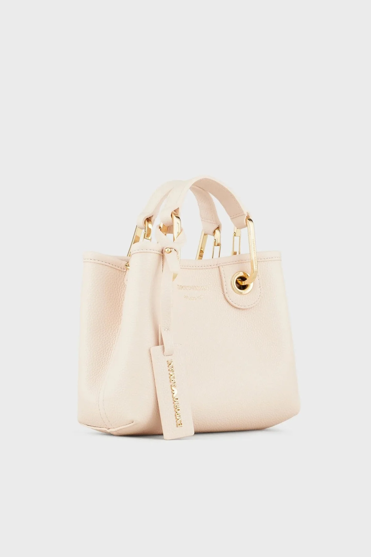 Emporio Armani Marka Logolu Çıkarılabilir Uzatma Askılı Bayan Çanta Y3D176 YFO5B 88820 PUDRA - 4