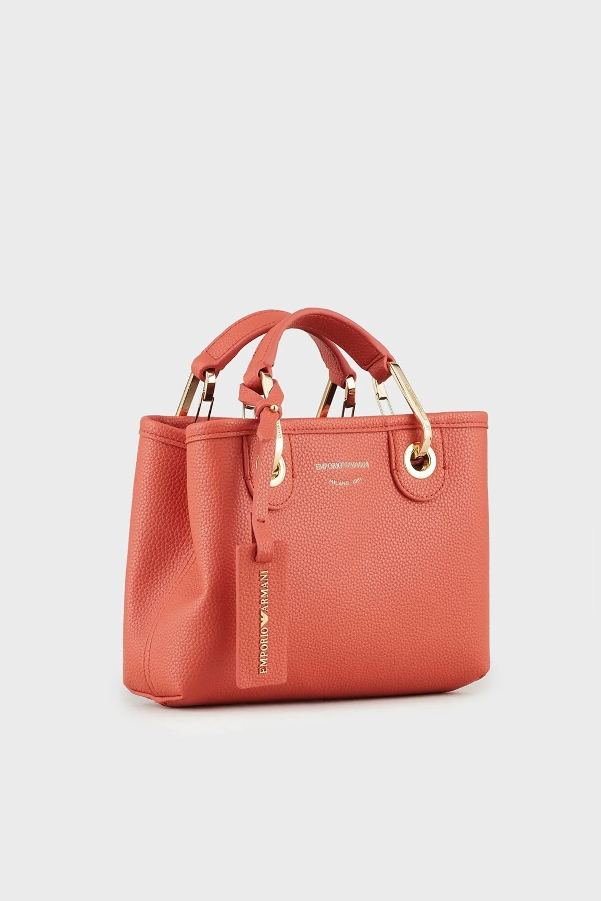 Emporio Armani Marka Logolu Çıkarılabilir Uzatma Askılı Bayan Çanta Y3D176 YFO5B 89612 KİREMİT - 2