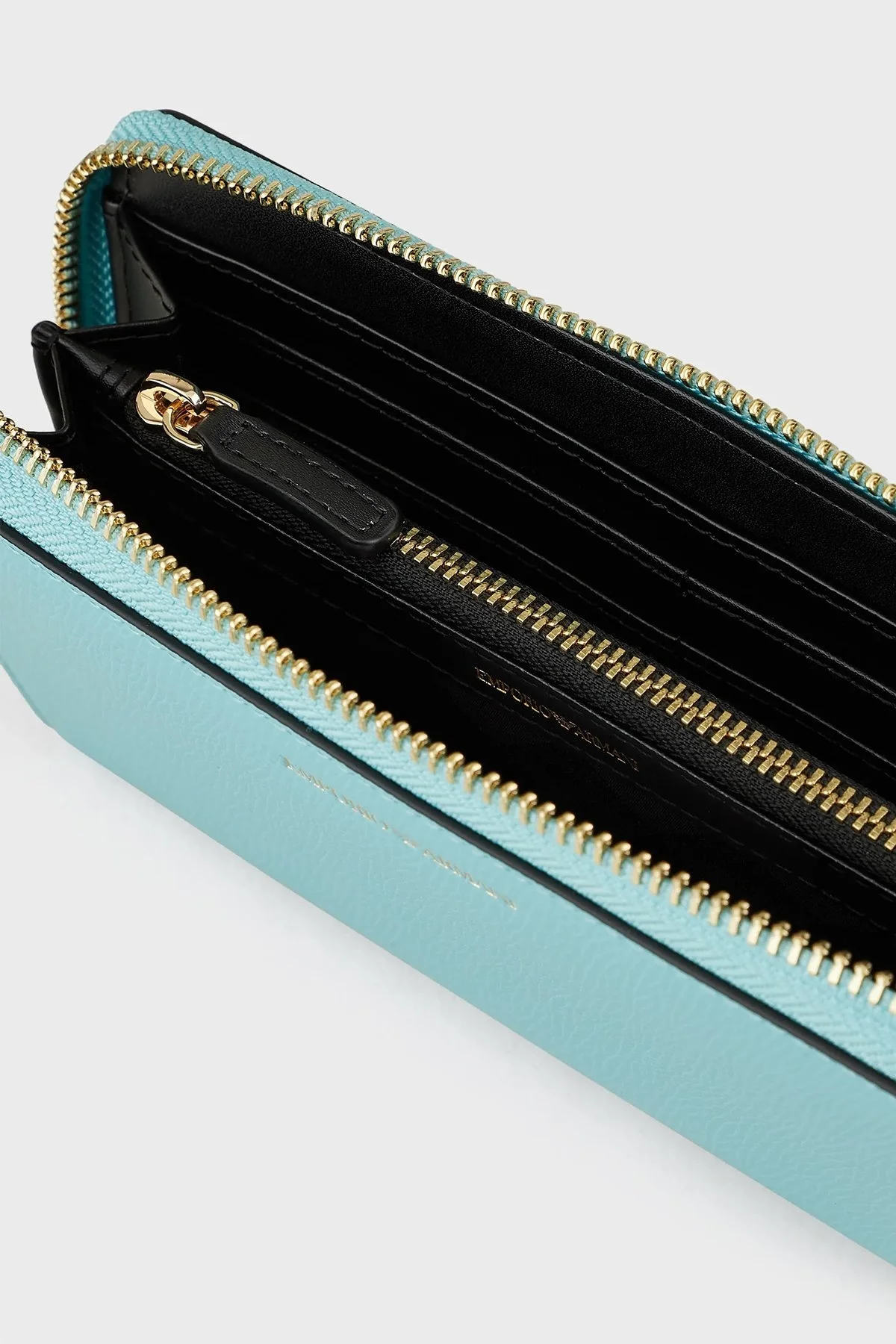 Emporio Armani Marka Logolu Fermuarlı Bayan Cüzdan Y3H168 YH15A 87628 TURKUAZ - 3