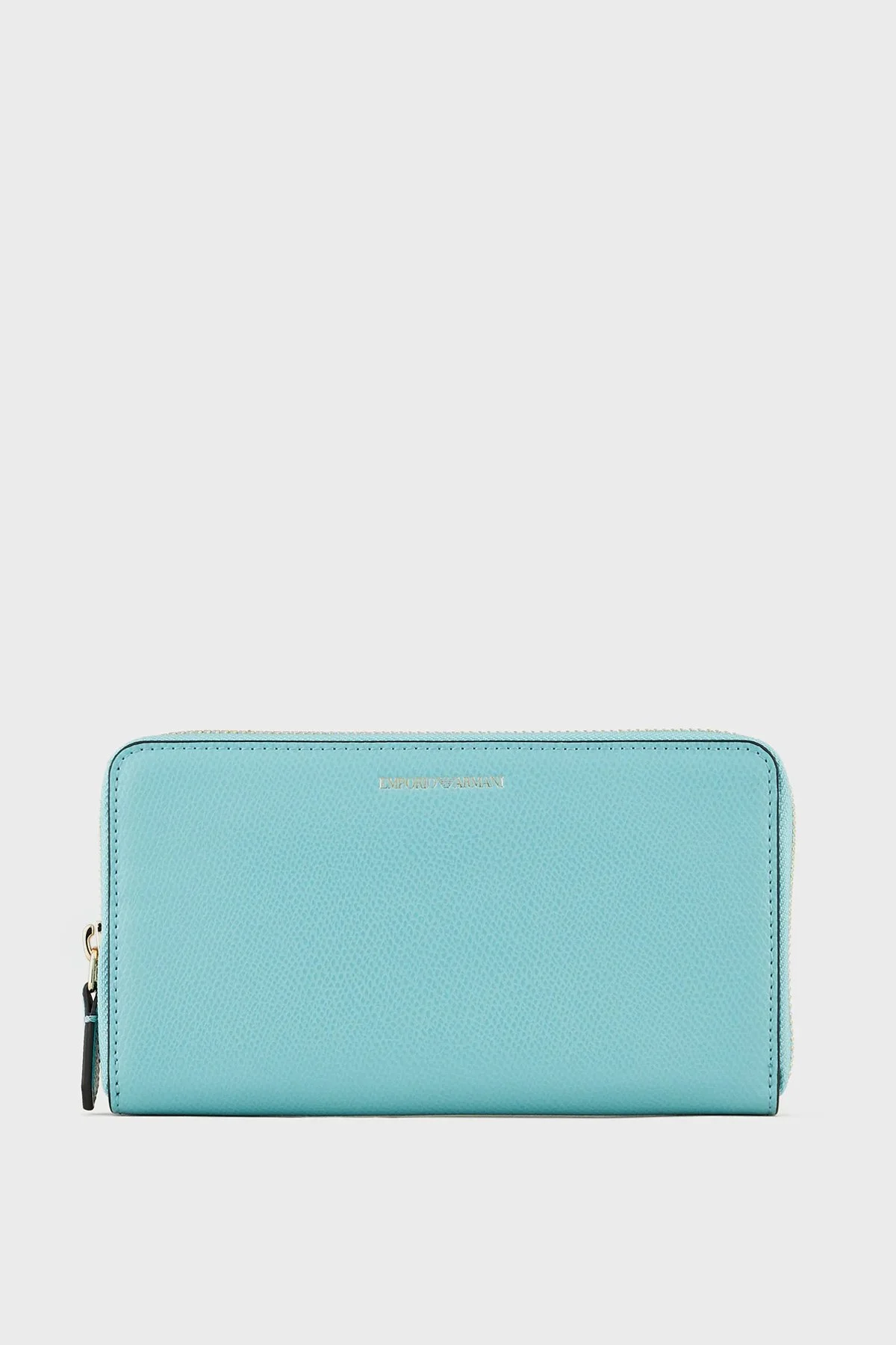 Emporio Armani Marka Logolu Fermuarlı Bayan Cüzdan Y3H168 YH15A 87628 TURKUAZ - 1