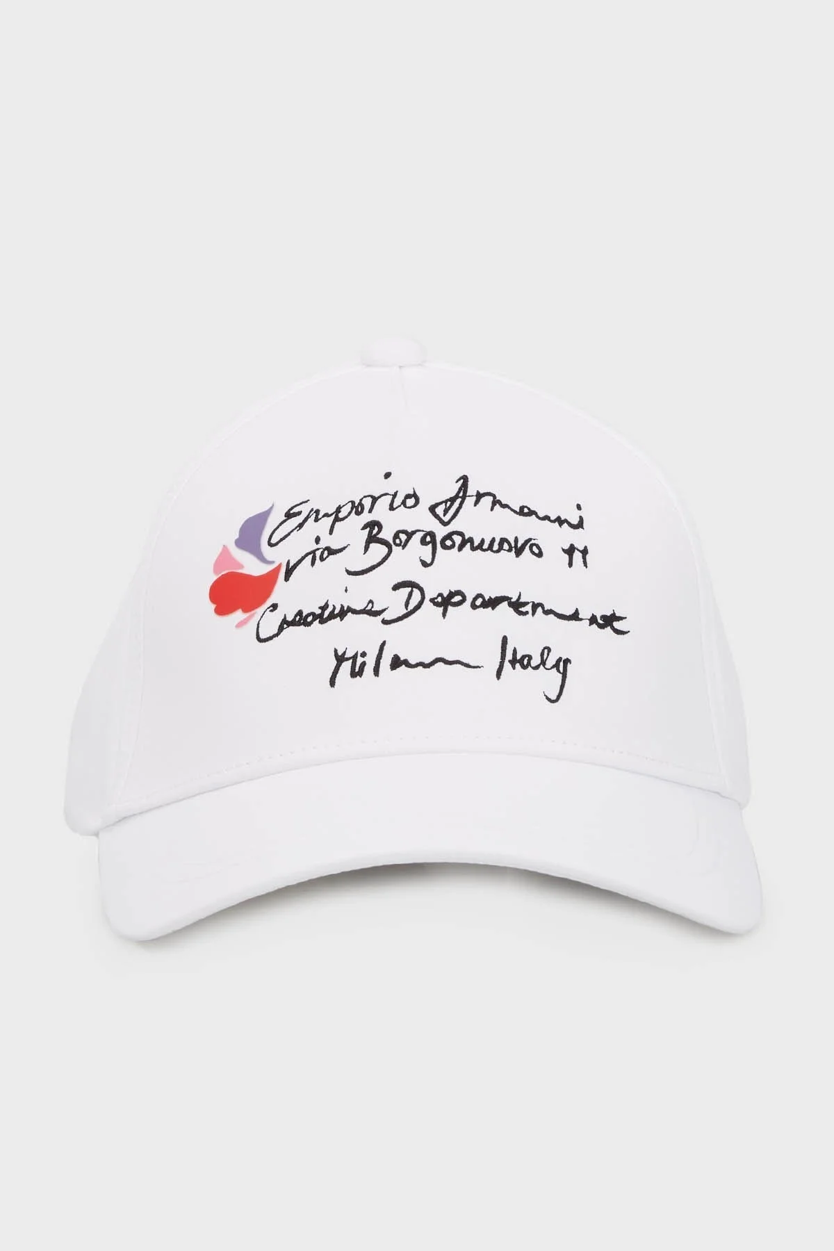 Emporio Armani Marka Logolu Metin İmzalı Bayan Şapka 637338 3F500 00010 BEYAZ - 4