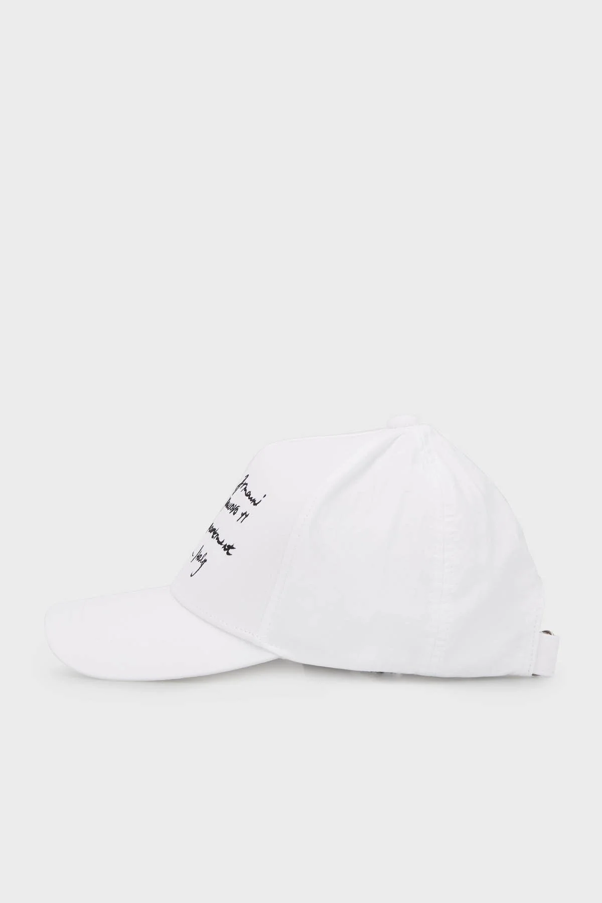 Emporio Armani Marka Logolu Metin İmzalı Bayan Şapka 637338 3F500 00010 BEYAZ - 5