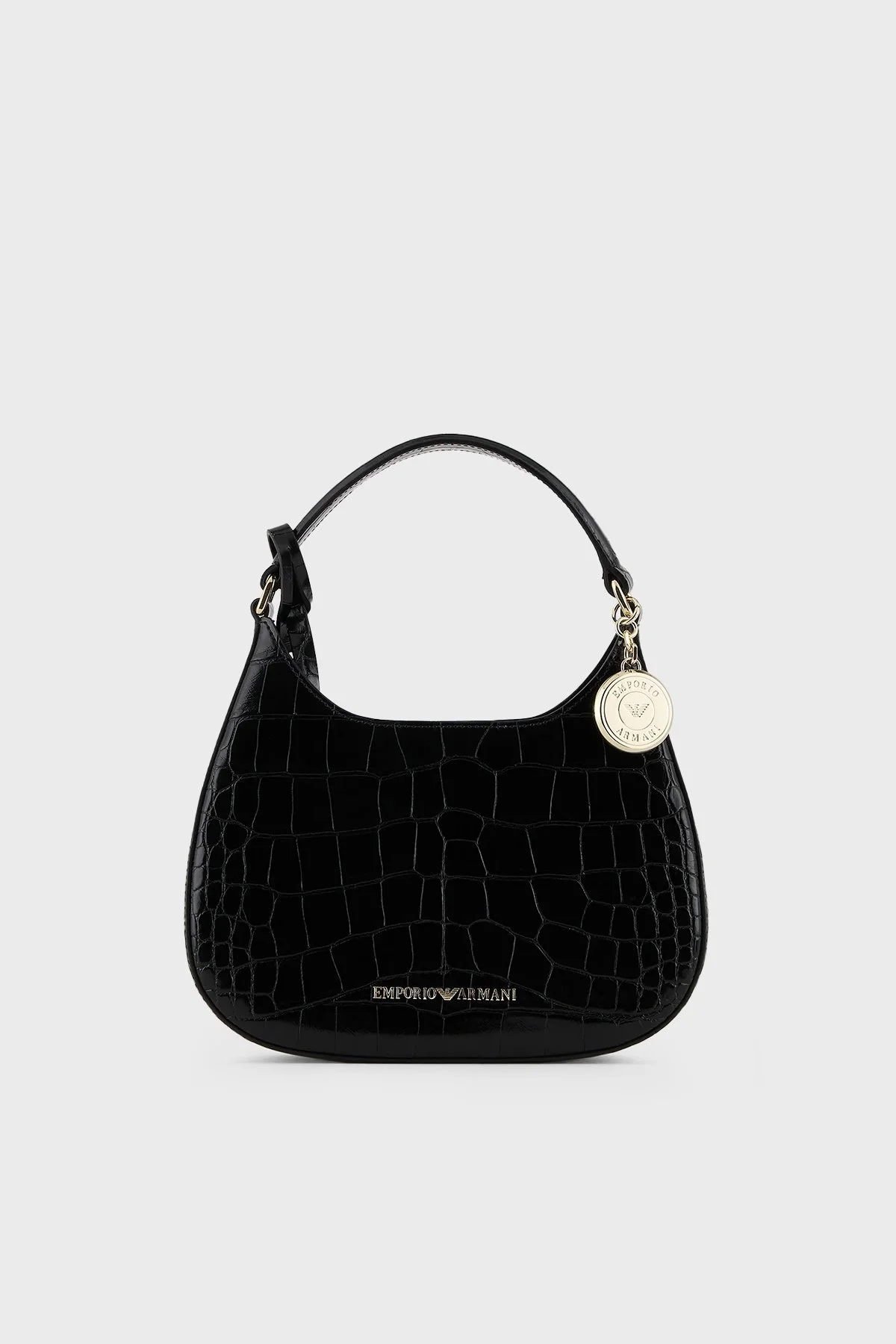 Emporio Armani Mini Cüzdanlı Çıkarılabilir Omuz Askılı Bayan Çanta Y3H324 YWF0A 80001 SİYAH - 1