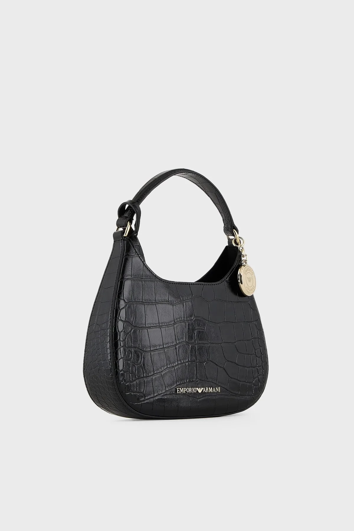 Emporio Armani Mini Cüzdanlı Çıkarılabilir Omuz Askılı Bayan Çanta Y3H324 YWF0A 80001 SİYAH - 4