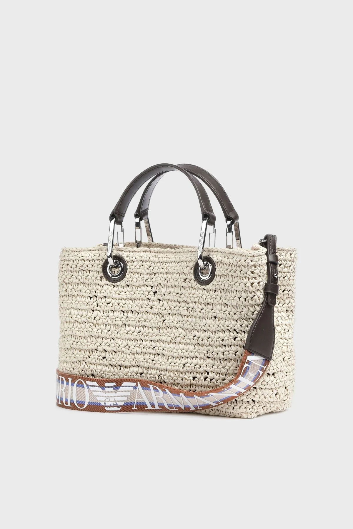 Emporio Armani Mini İç lı Çıkarılabilir Uzatma Askılı Bayan Çanta Y3D166 YVL8E 88097 BEJ - 5