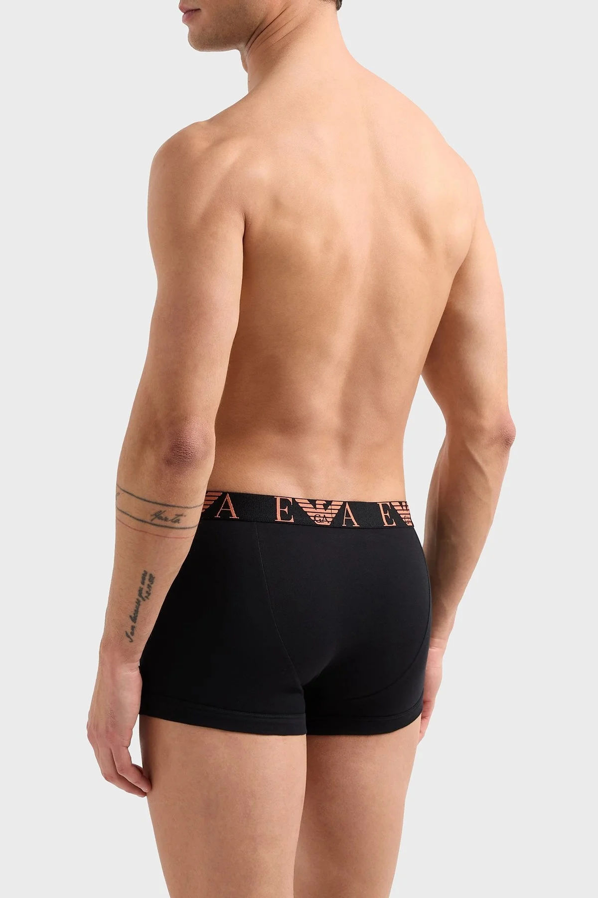 Emporio Armani Monogram Logolu Streç Pamuklu 3 Pack Erkek Boxer EM000259 AF10778 MC061 SİYAH - 3