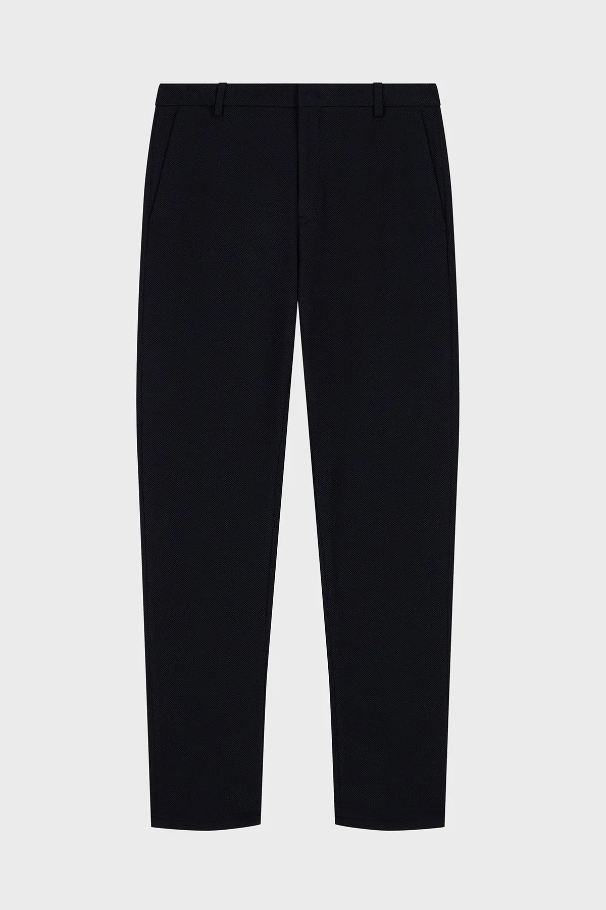 Emporio Armani Normal Bel Düz Paça Jarse Pike Erkek Pantolon EM001761 TE22904 UC001 Siyah - 6