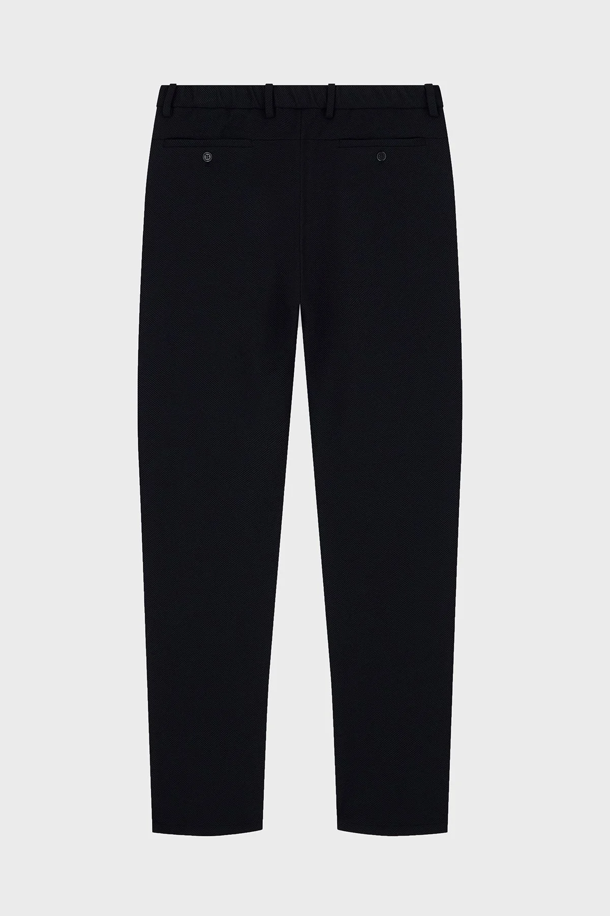 Emporio Armani Normal Bel Düz Paça Jarse Pike Erkek Pantolon EM001761 TE22904 UC001 Siyah - 7