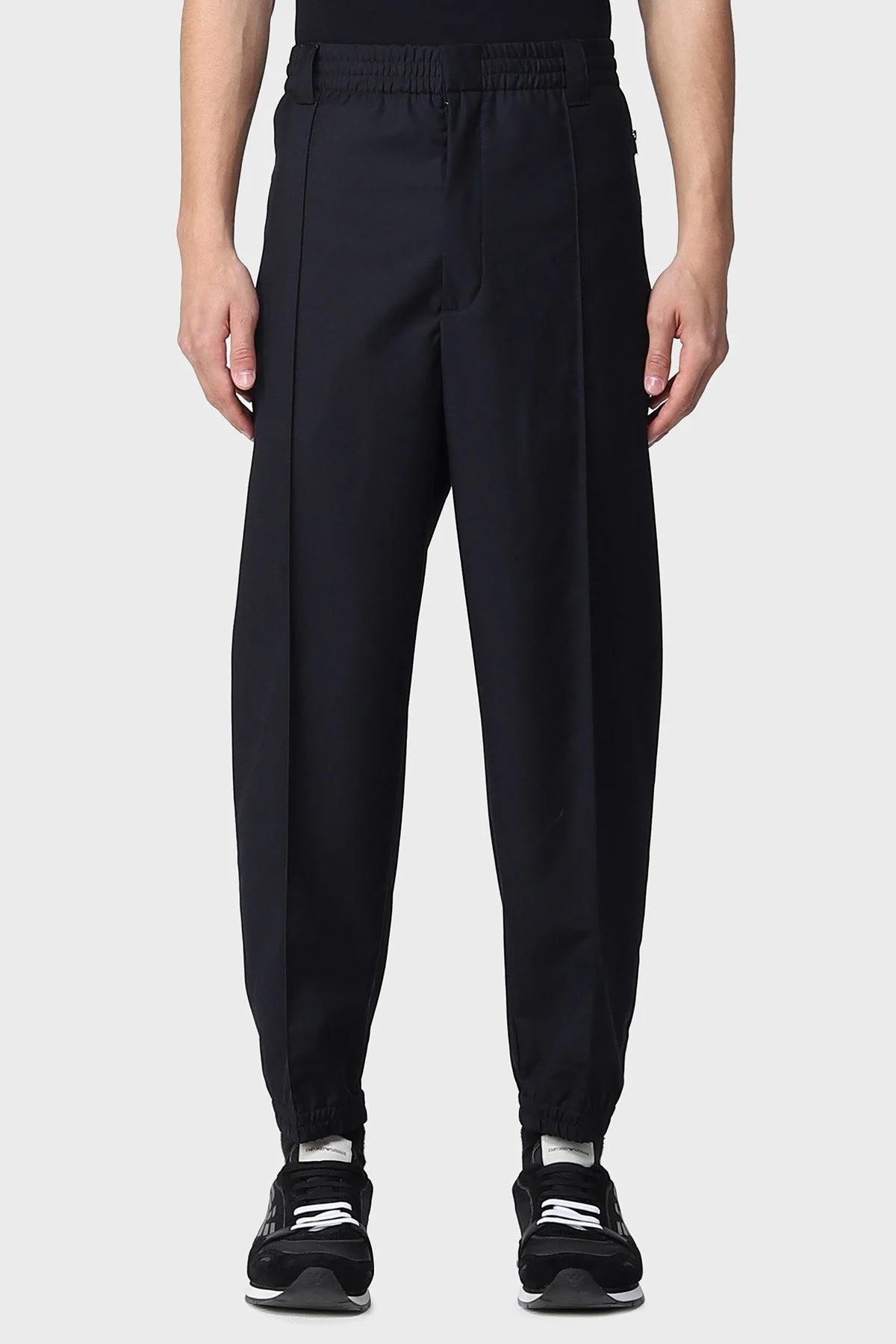 Emporio Armani Normal Bel Düz Paça Jogger Erkek Pantolon 3L1P74 1NBGZ 0920 LACİVERT - 1