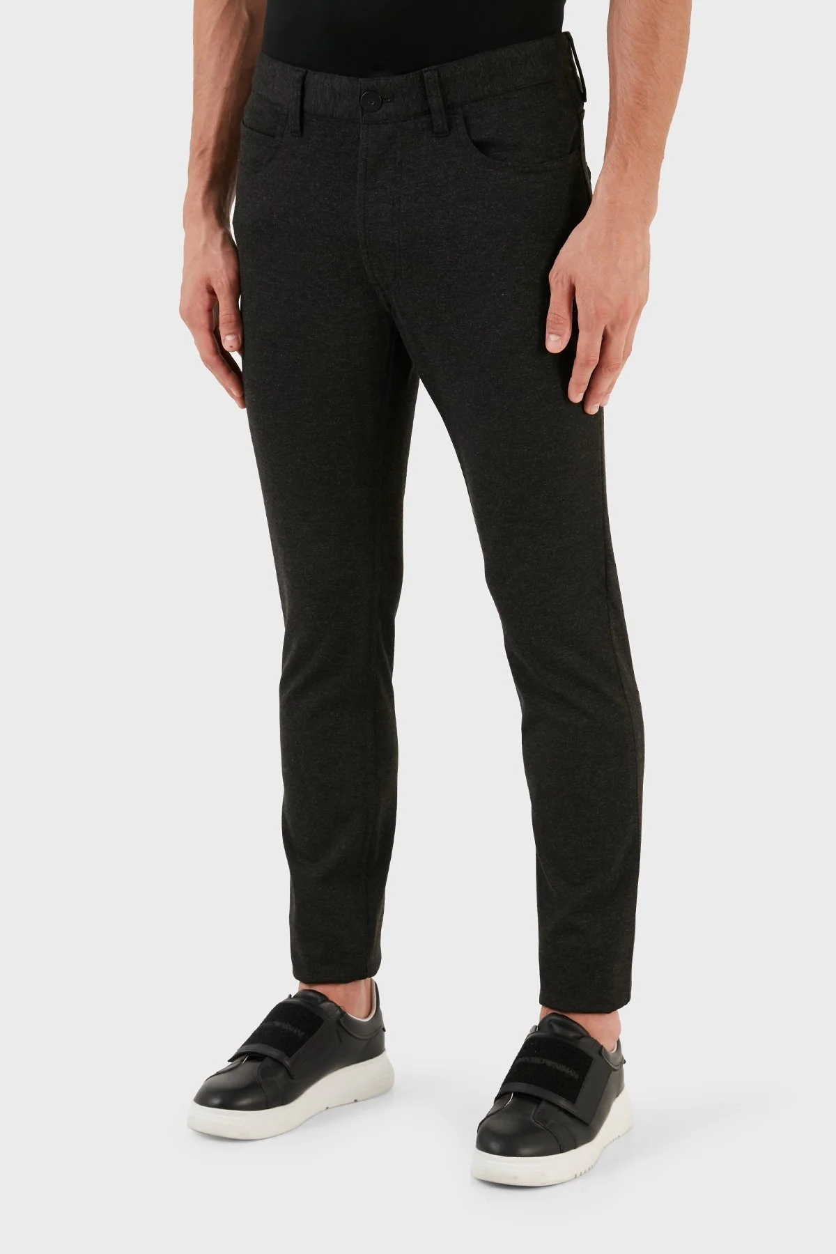 Emporio Armani Normal Bel Slim Fit Cepli Erkek Pantolon H41PJ5 E1613 632 ANTRASİT - 3