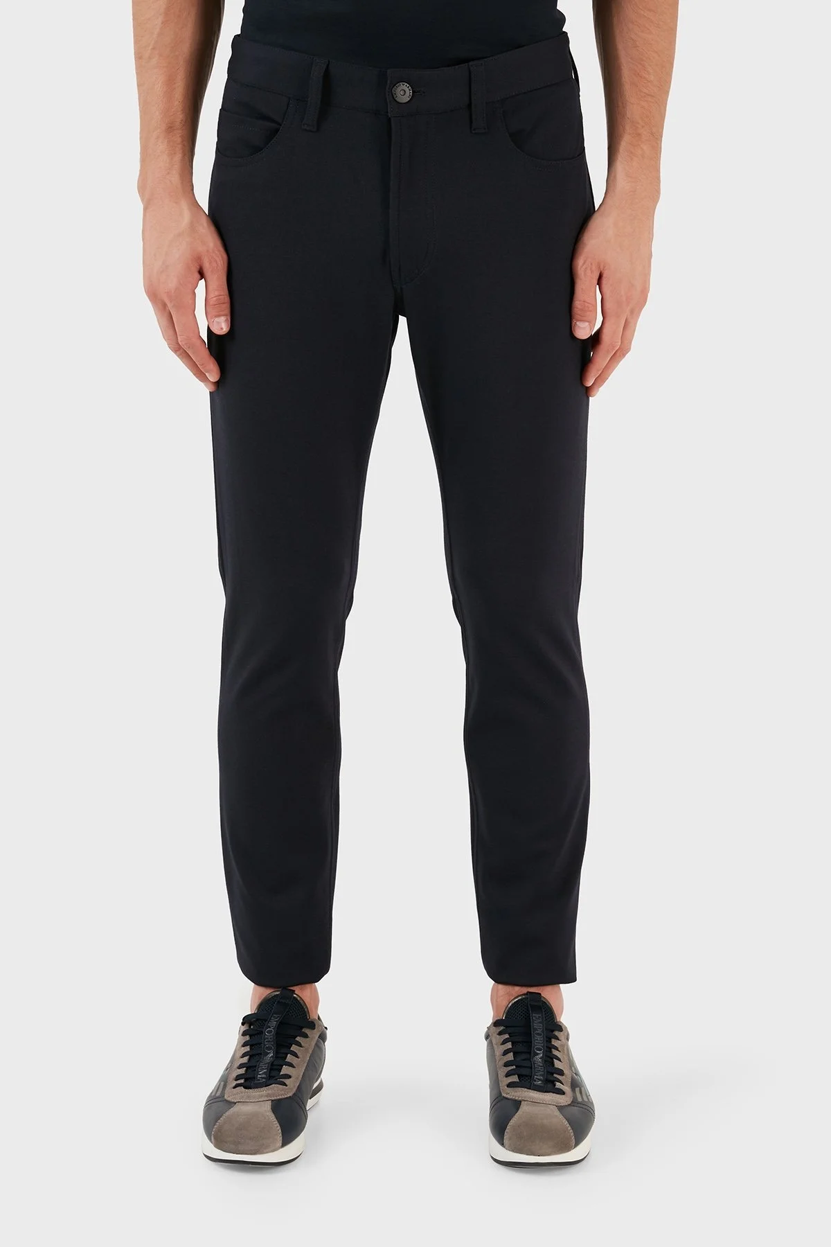 Emporio Armani Normal Bel Slim Fit Cepli Erkek Pantolon H41PJ5 E1613 922 LACİVERT - 8
