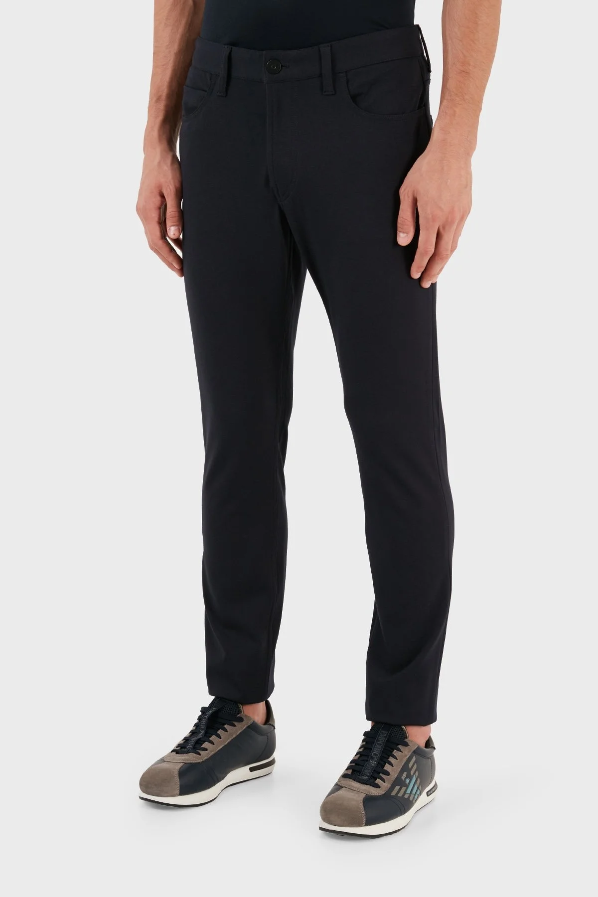Emporio Armani Normal Bel Slim Fit Cepli Erkek Pantolon H41PJ5 E1613 922 LACİVERT - 9
