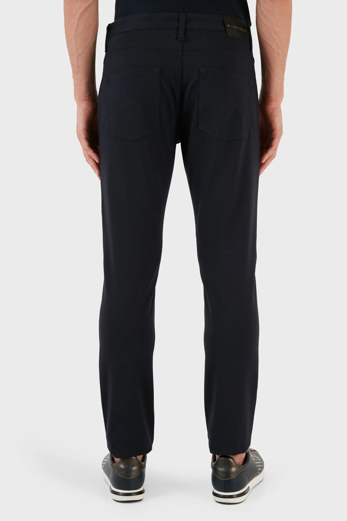 Emporio Armani Normal Bel Slim Fit Cepli Erkek Pantolon H41PJ5 E1613 922 LACİVERT - 10