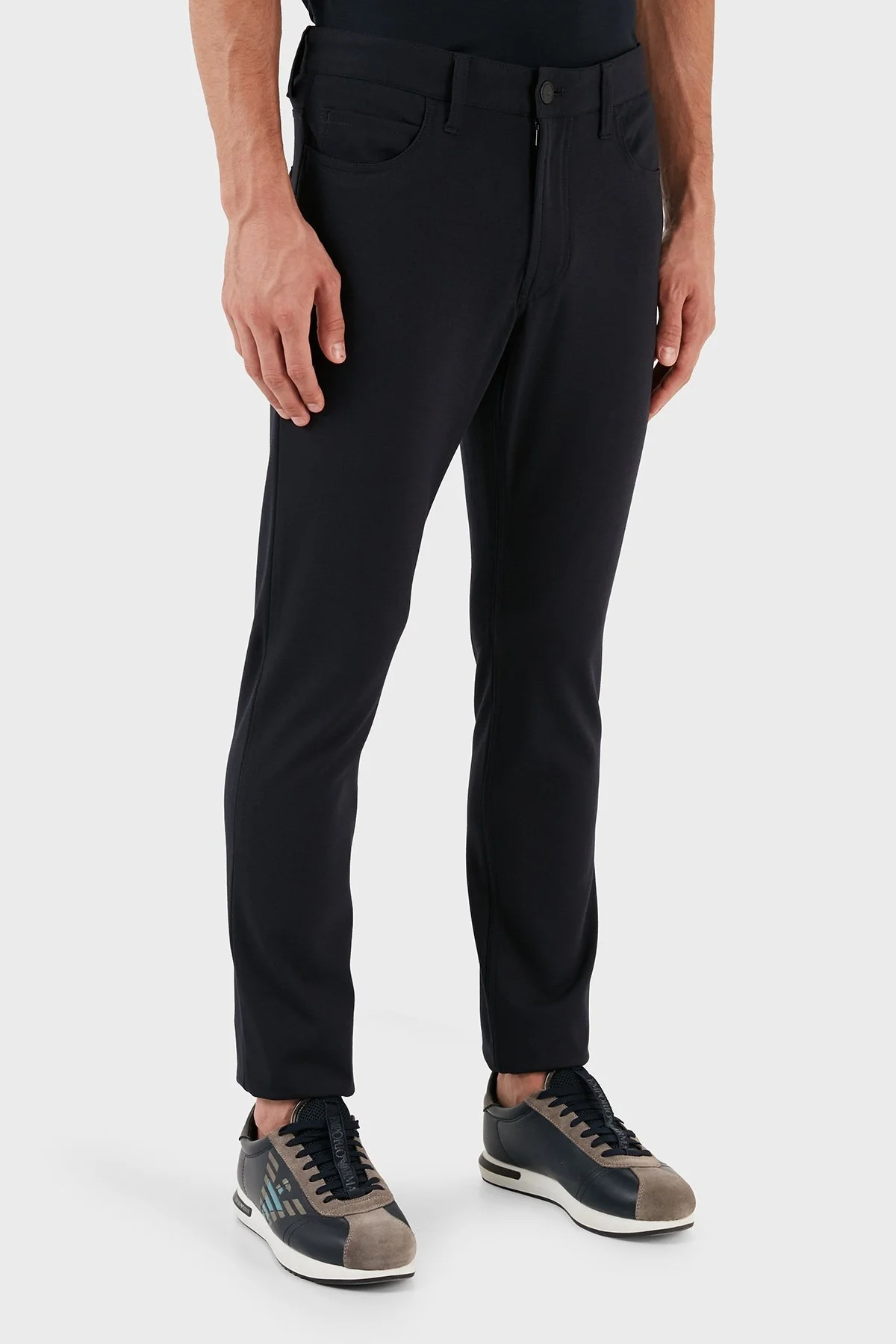 Emporio Armani Normal Bel Slim Fit Cepli Erkek Pantolon H41PJ5 E1613 922 LACİVERT - 13