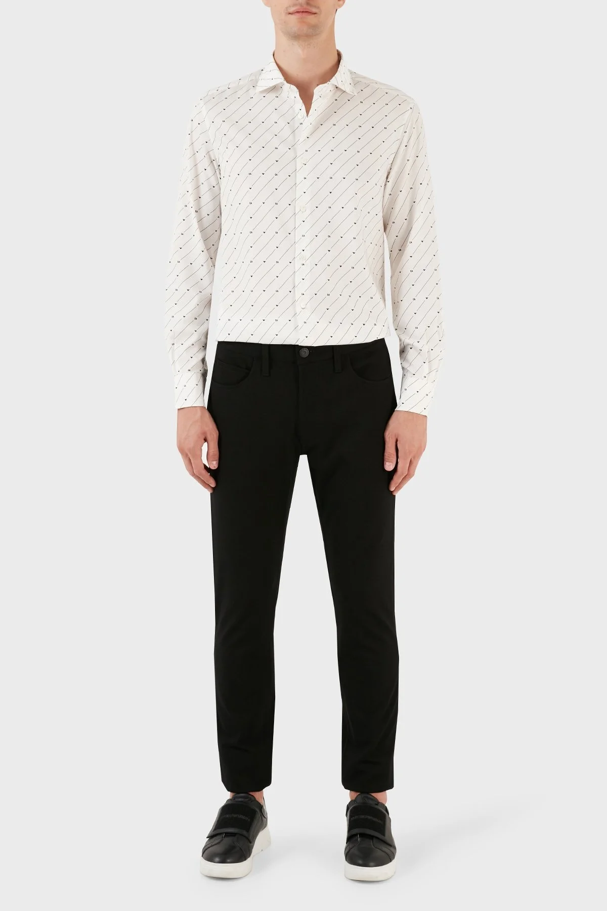 Emporio Armani Normal Bel Slim Fit Cepli Erkek Pantolon H41PJ5 E1613 999 SİYAH - 1