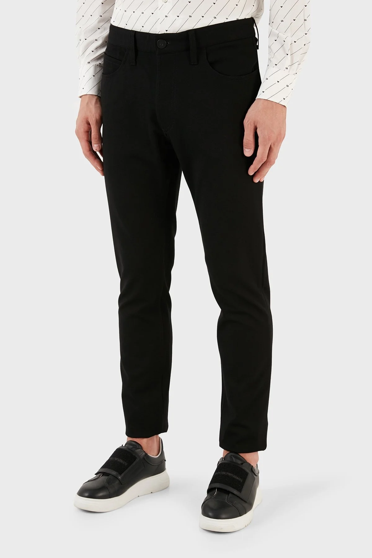 Emporio Armani Normal Bel Slim Fit Cepli Erkek Pantolon H41PJ5 E1613 999 SİYAH - 3