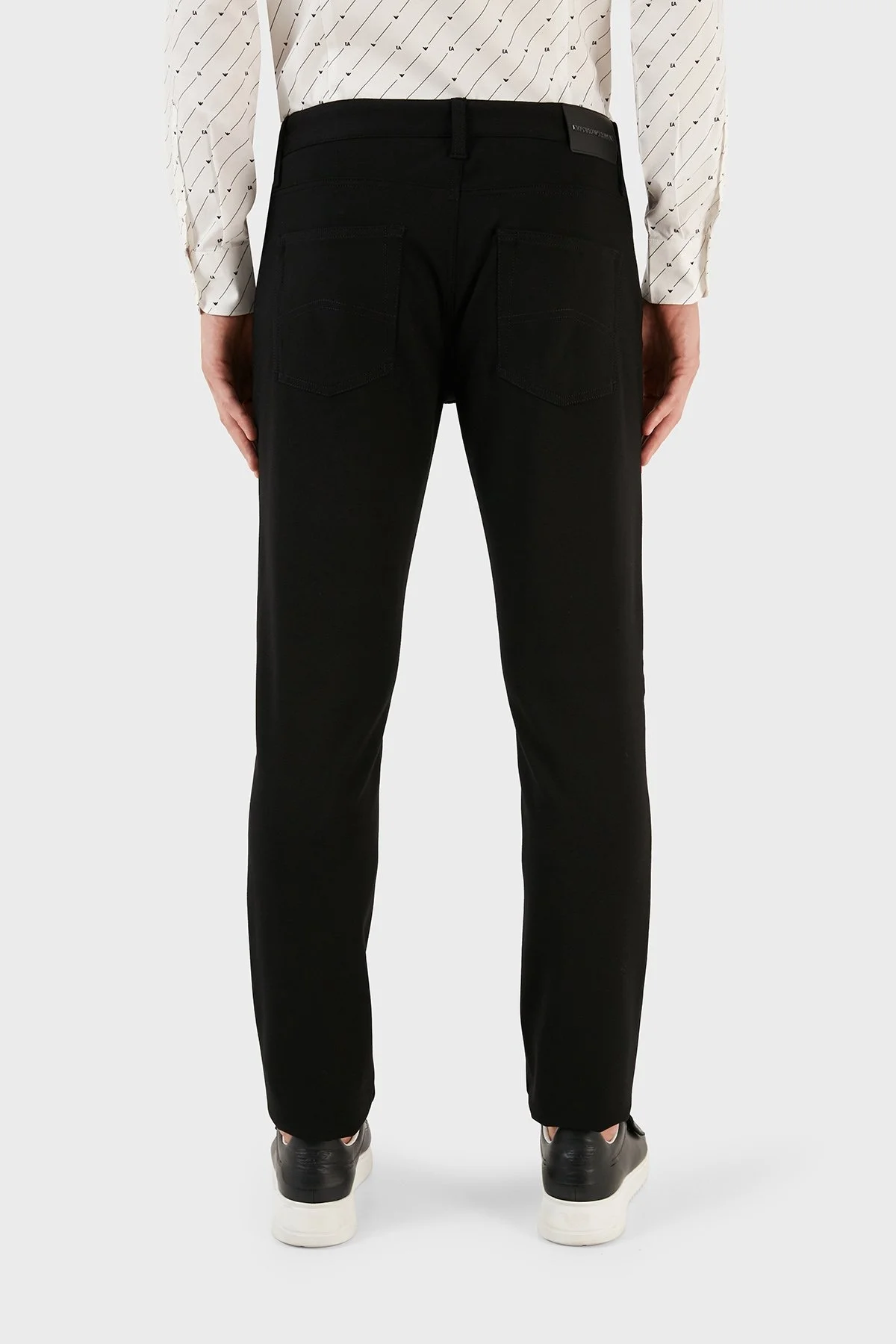 Emporio Armani Normal Bel Slim Fit Cepli Erkek Pantolon H41PJ5 E1613 999 SİYAH - 4