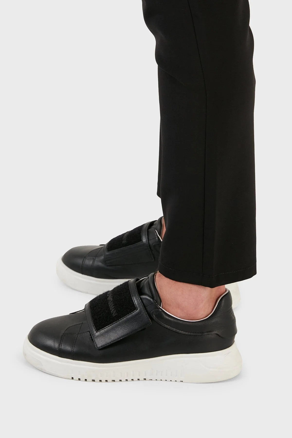 Emporio Armani Normal Bel Slim Fit Yünlü Erkek Pantolon H41PJ5 01506 999 SİYAH - 6