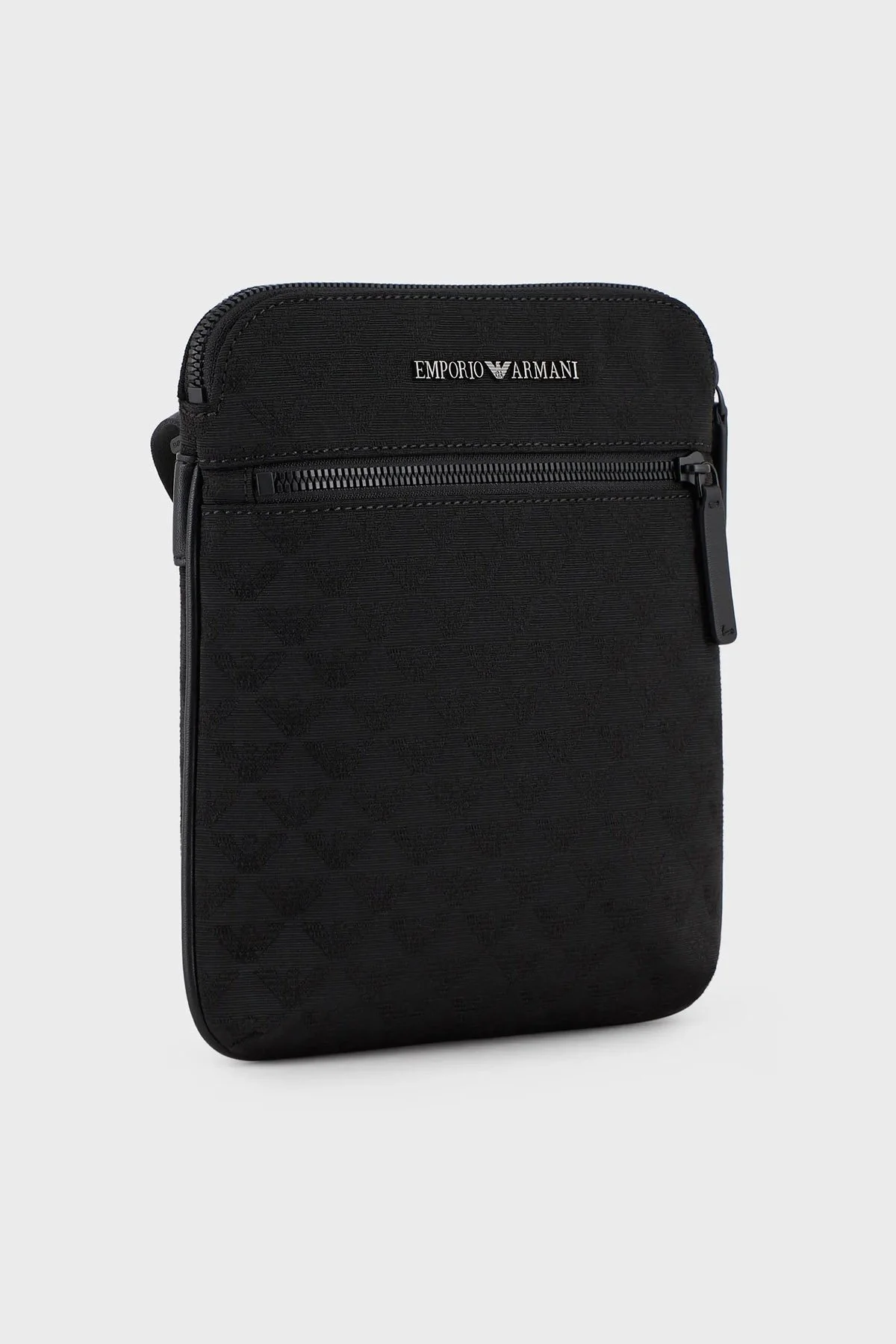 Emporio Armani Omuz Askılı Ön Fermuar Bölmeli Erkek Çanta Y4M185 Y022V 81336 SİYAH - 5