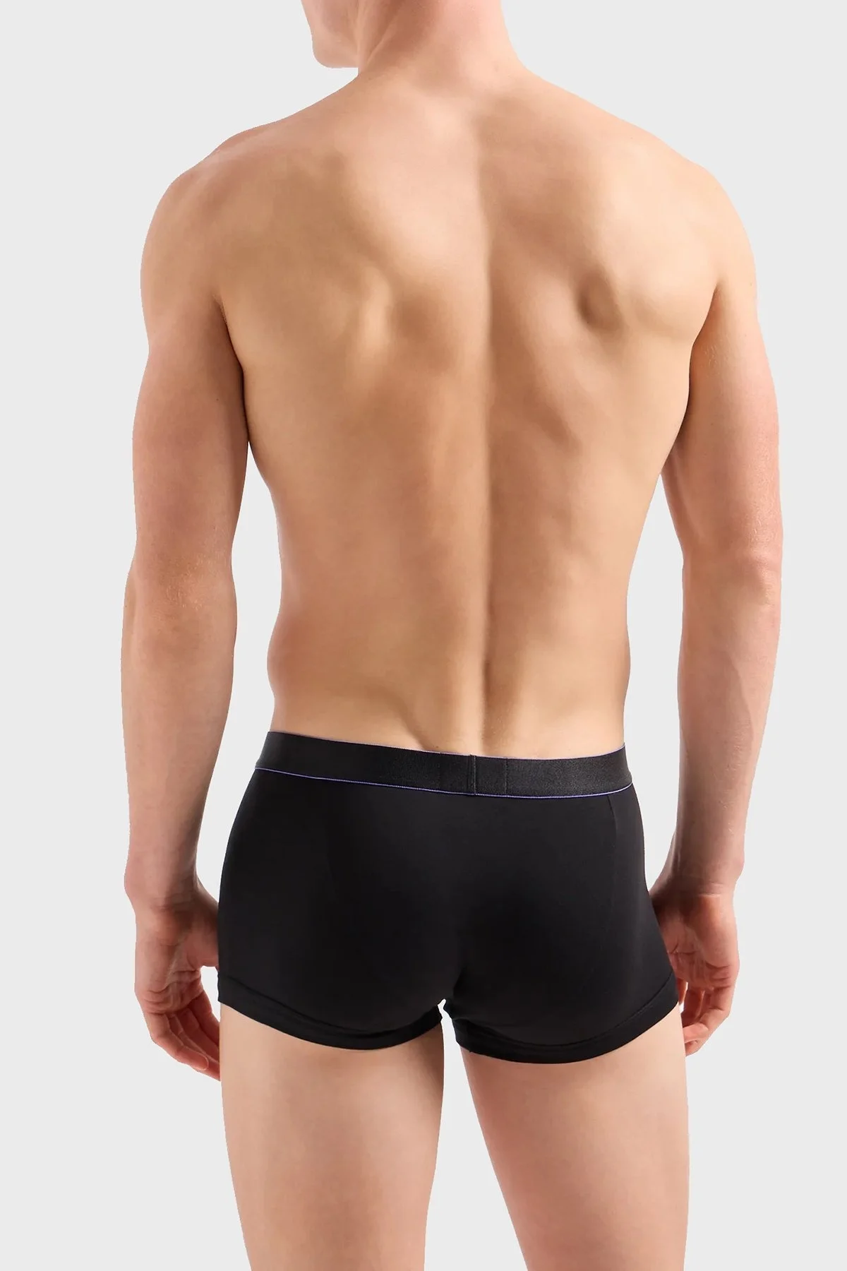 Emporio Armani Organik Pamuklu Esnek 3 Pack Erkek Boxer 111357 4R726 29821 Turuncu-Mor-Yeşil - 3