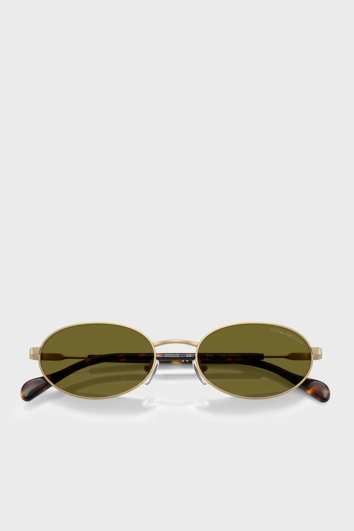 Emporio Armani Oval Güneş Erkek Gözlük 0EA2175 30022 54 Altın - 3