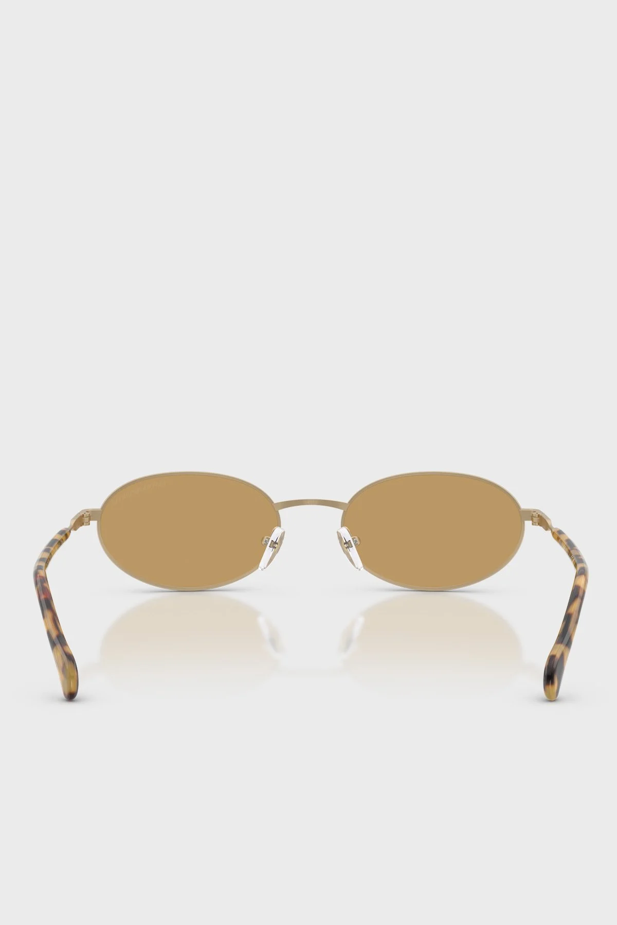 Emporio Armani Oval Güneş Erkek Gözlük 0EA2175 300273 54 Altın - 2