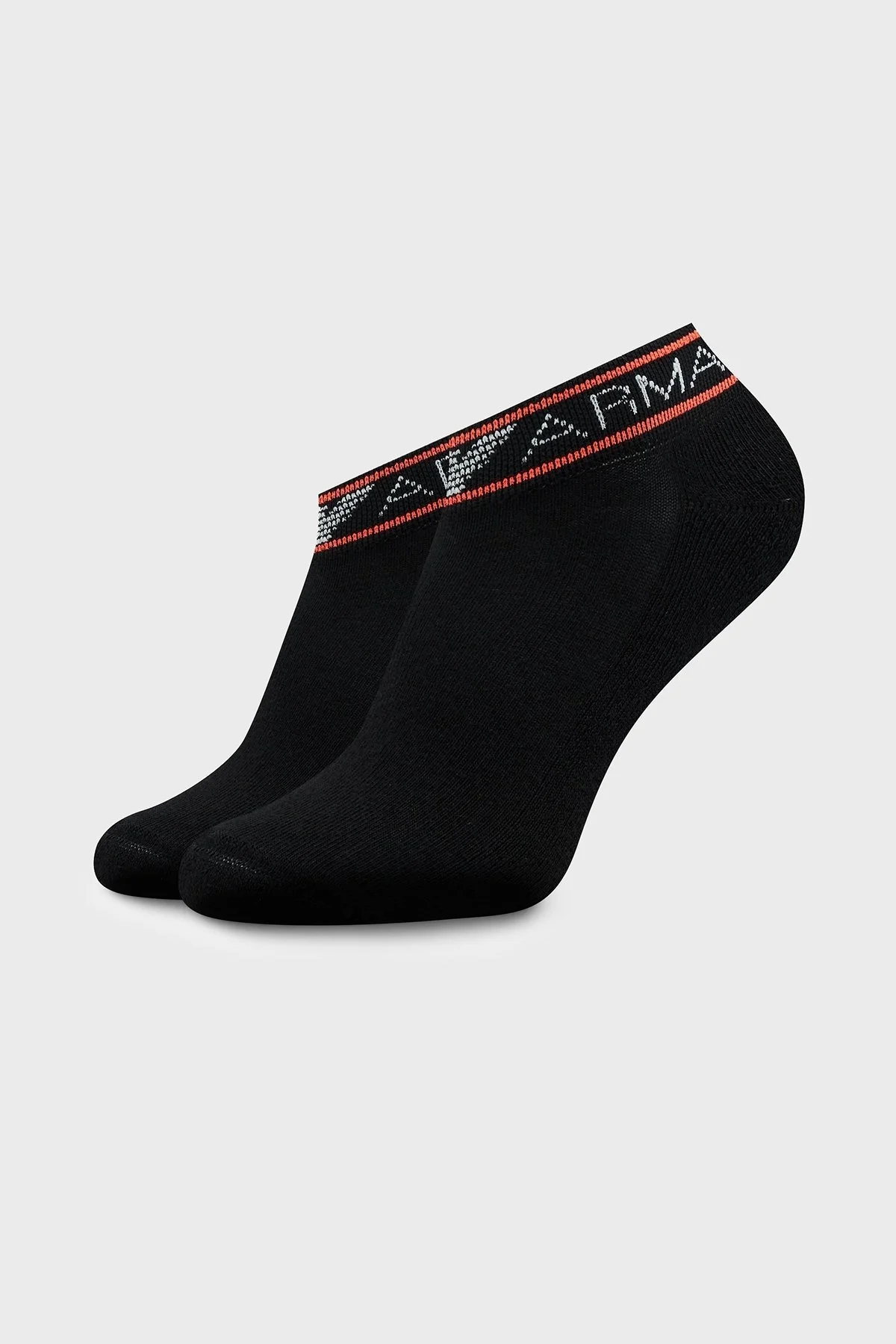 Emporio Armani Pamuk Karışımlı Logolu 2 Pack Unisex Çorap 292304 3R227 00120 SİYAH - 2