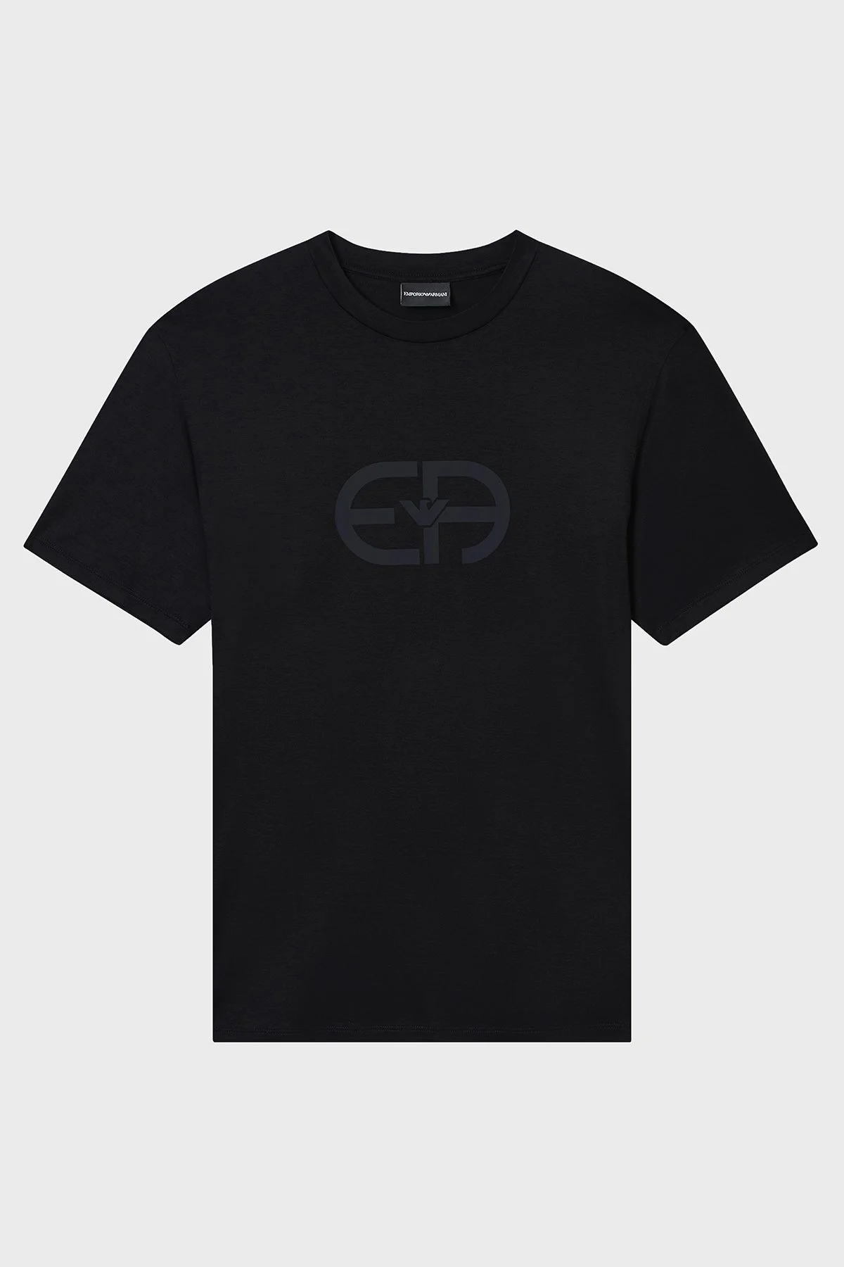 Emporio Armani Pamuk Karışımlı Regular Fit Bisiklet Yaka Erkek T Shirt EM004581 AF10017 UC001 SİYAH - 5