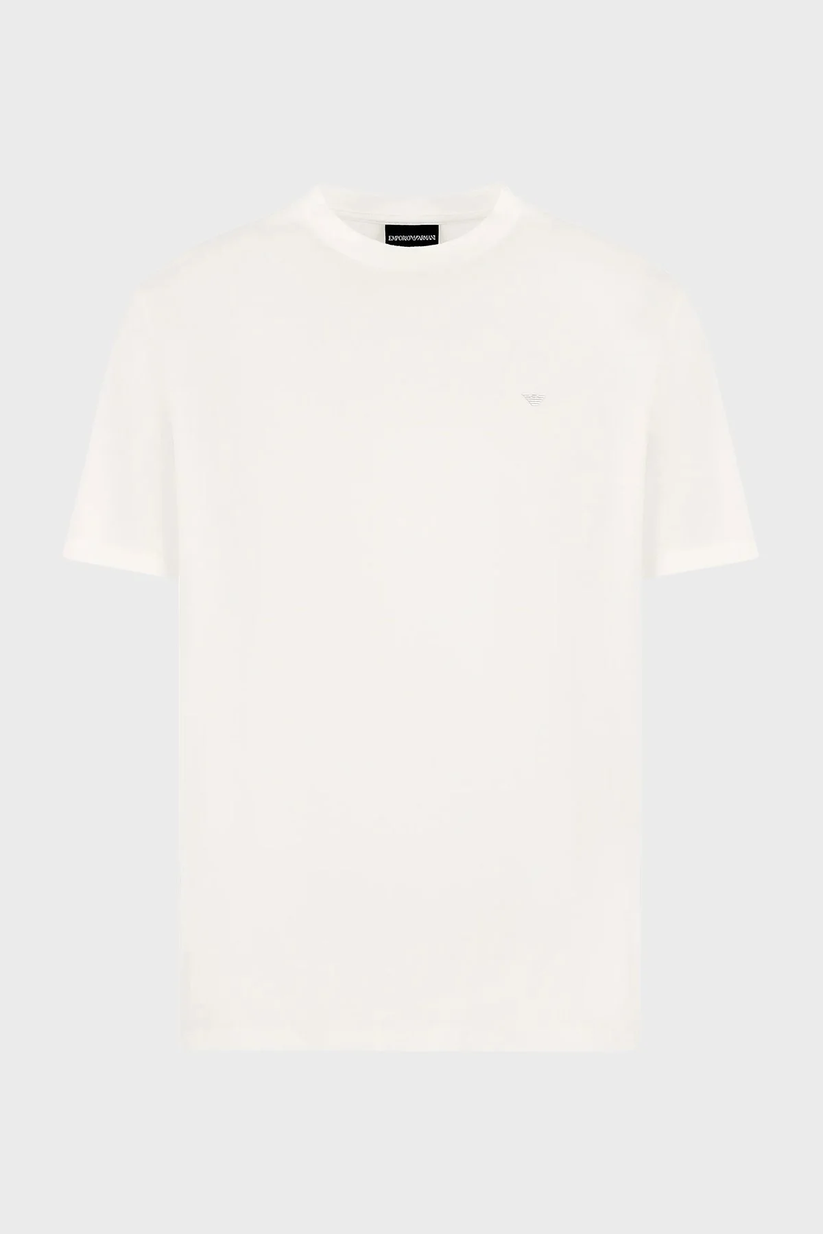 Emporio Armani Pamuk ve Liyosel Karışımlı Erkek T Shirt EM000311 AF10761 U0003 BEYAZ - 10