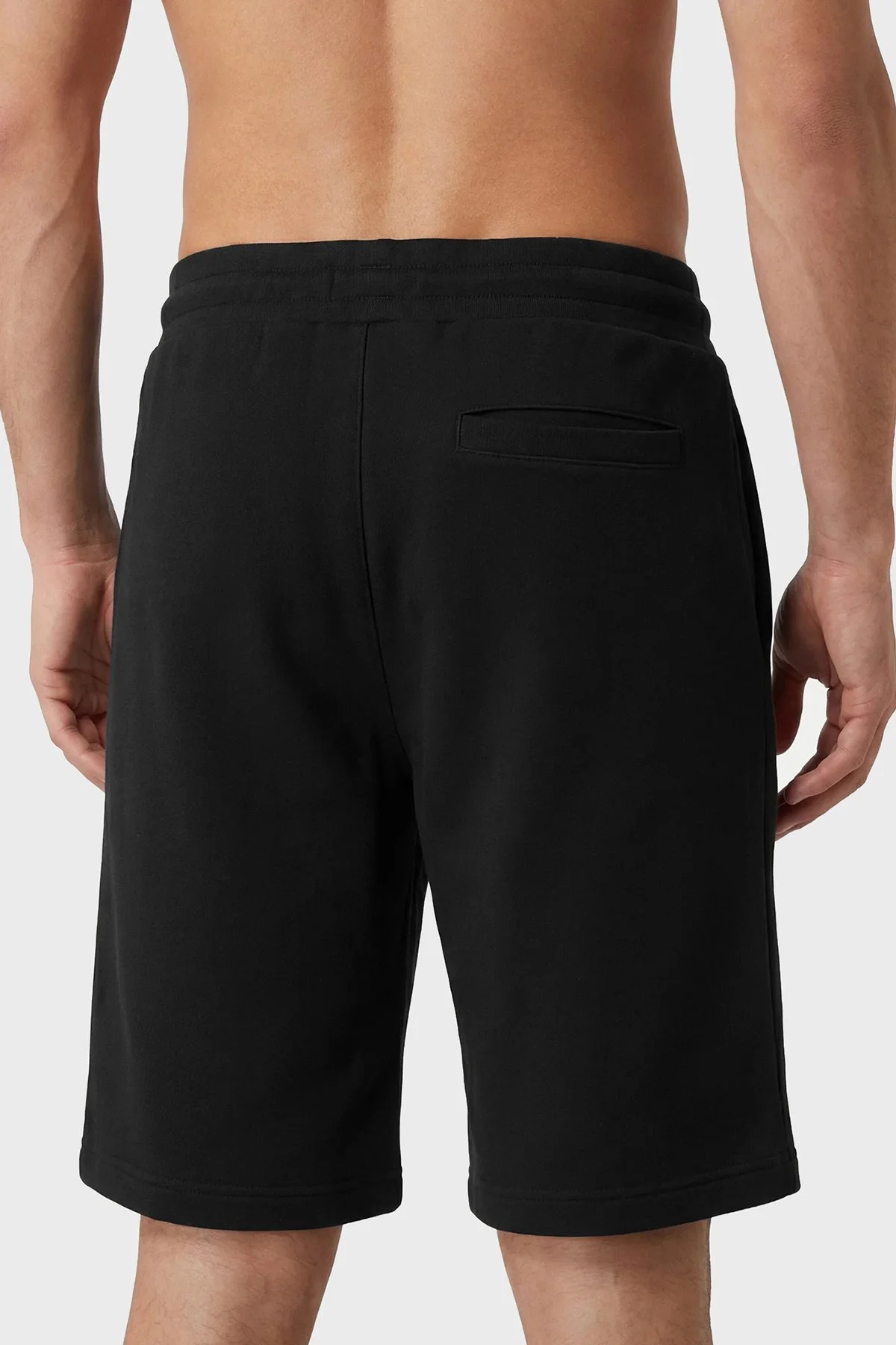 Emporio Armani Pamuk ve Modal Karışımlı Normal Bel Erkek Short EM000495 AF19060 UC001 SİYAH - 3