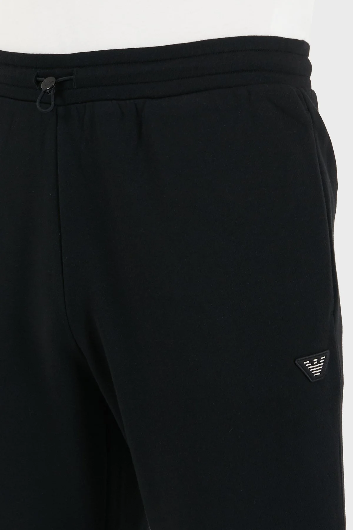Emporio Armani Pamuk ve Modal Karışımlı Relaxed Fit Jogger Erkek Pantolon EM000500 AF19060 UC001 SİYAH - 6