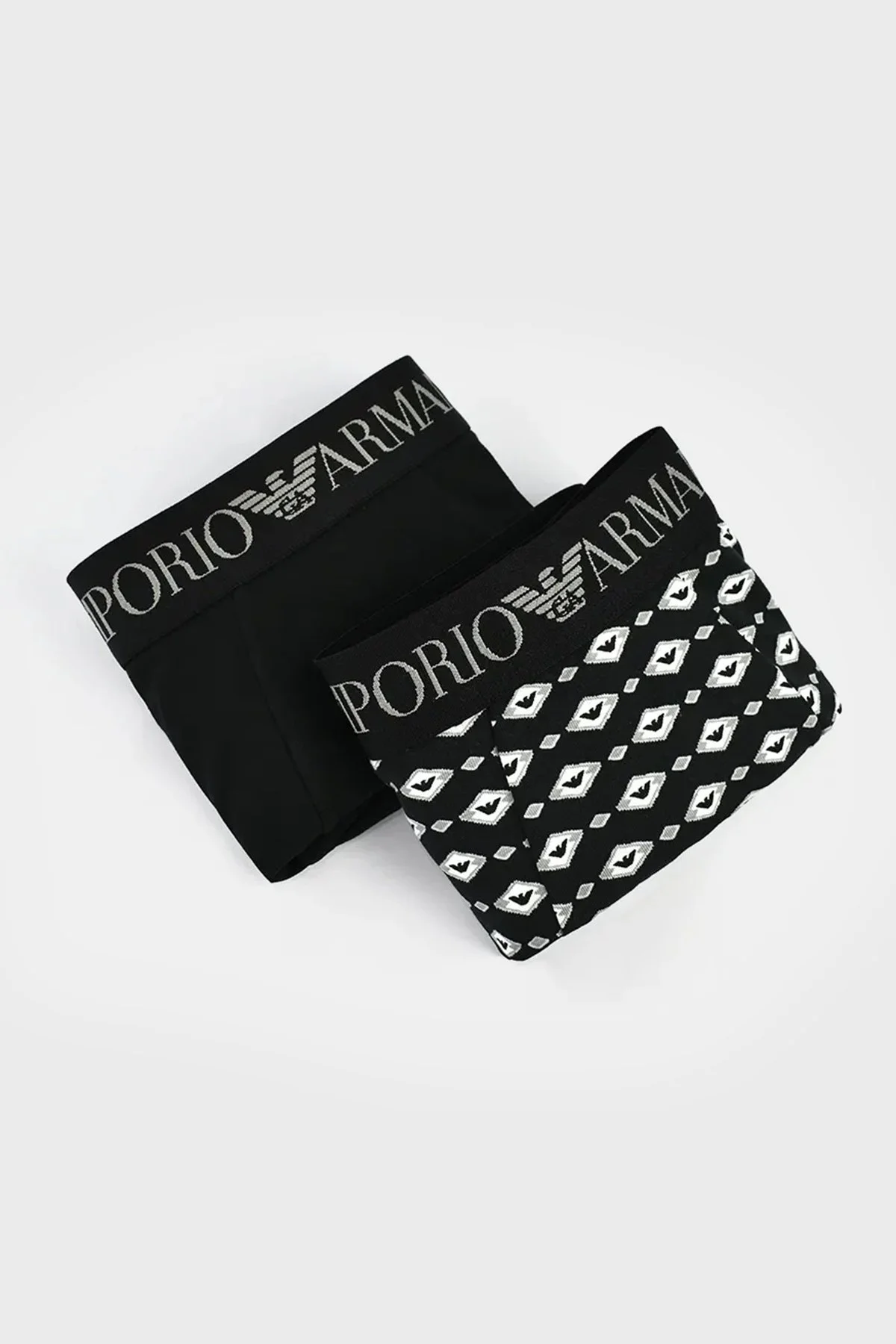 Emporio Armani Pamuklu 2 Pack Erkek Boxer 111210 4R504 33121 SİYAH - 6