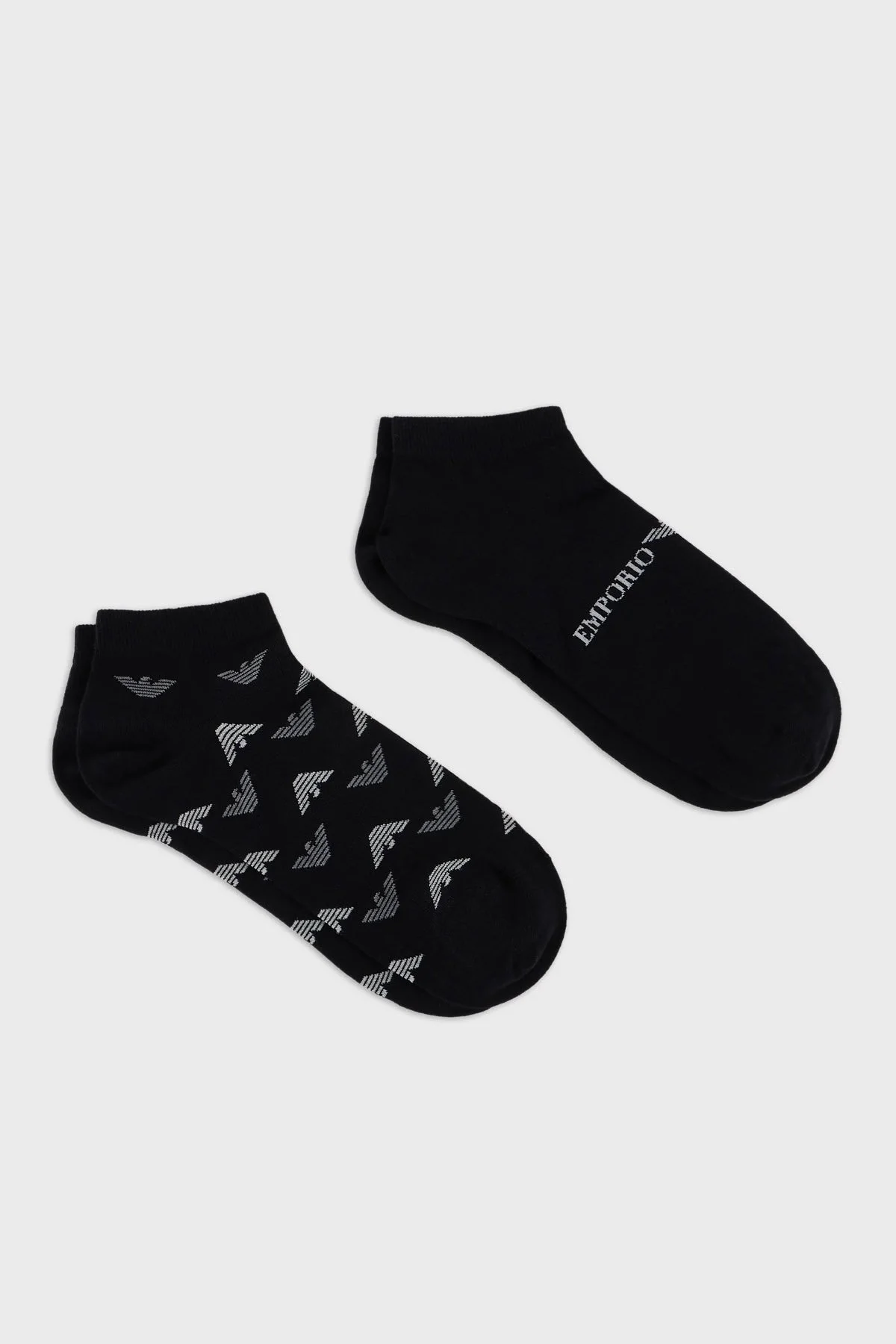 Emporio Armani Pamuklu 2 Pack Erkek Çorap 302228 3R292 25521 SİYAH - 1