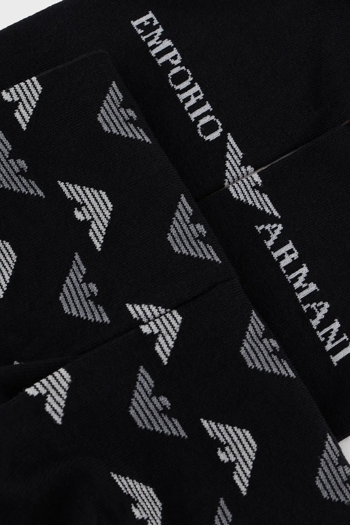 Emporio Armani Pamuklu 2 Pack Erkek Çorap 302228 3R292 25521 SİYAH - 2