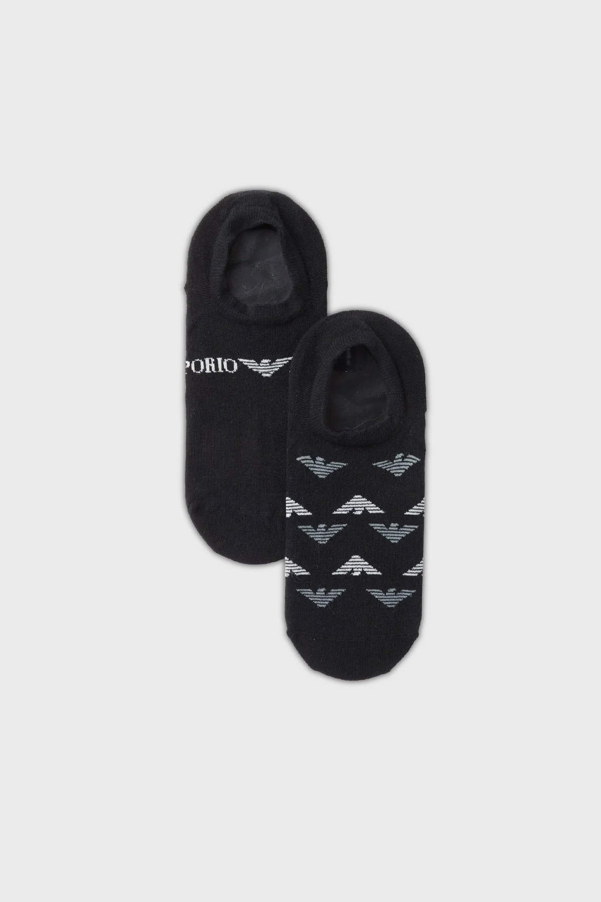 Emporio Armani Pamuklu 2 Pack Erkek Çorap 304228 3R292 25521 SİYAH - 1