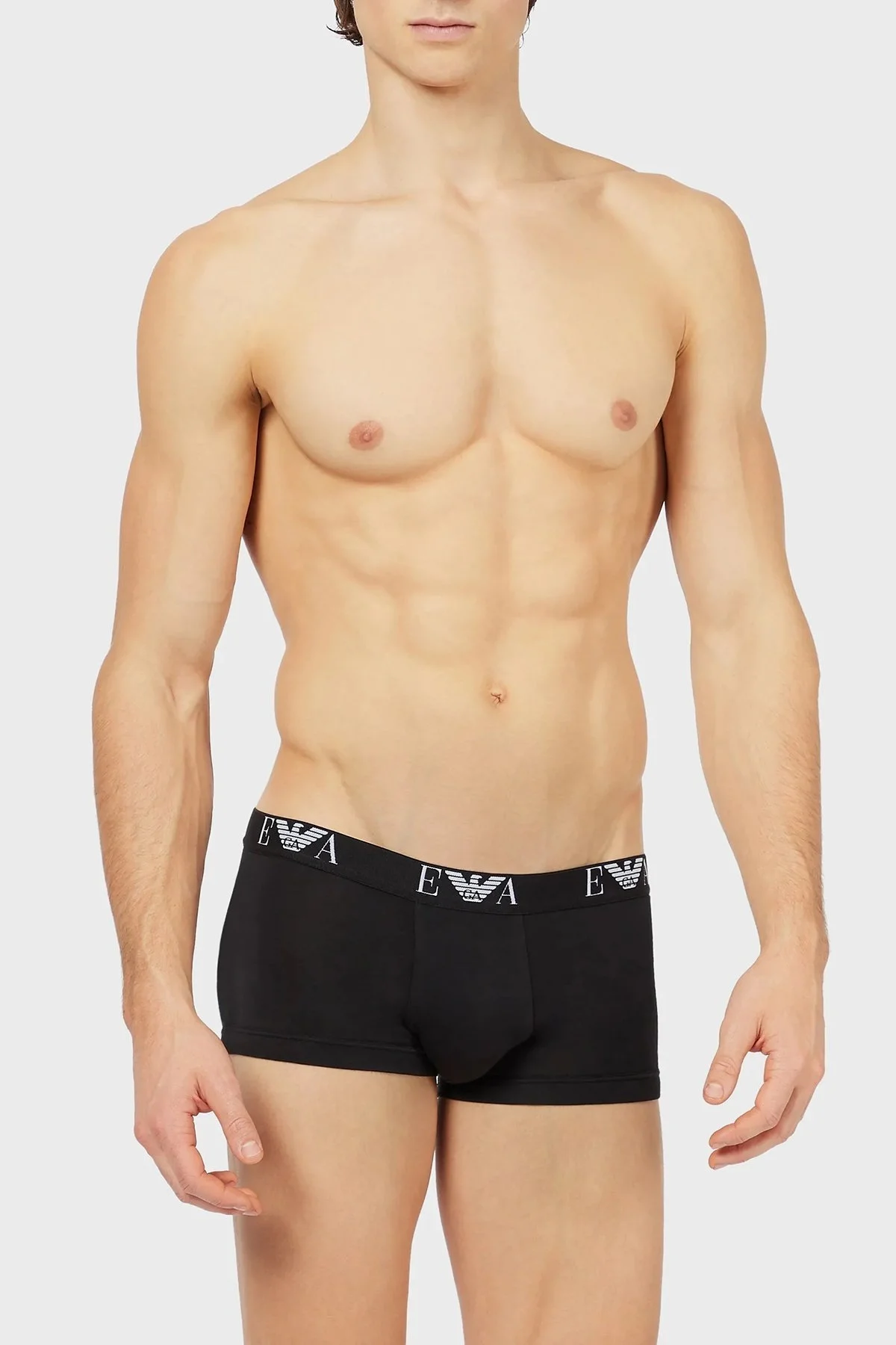 Emporio Armani Pamuklu 3 Pack Erkek Boxer 111357 CC715 21320 SİYAH - 1