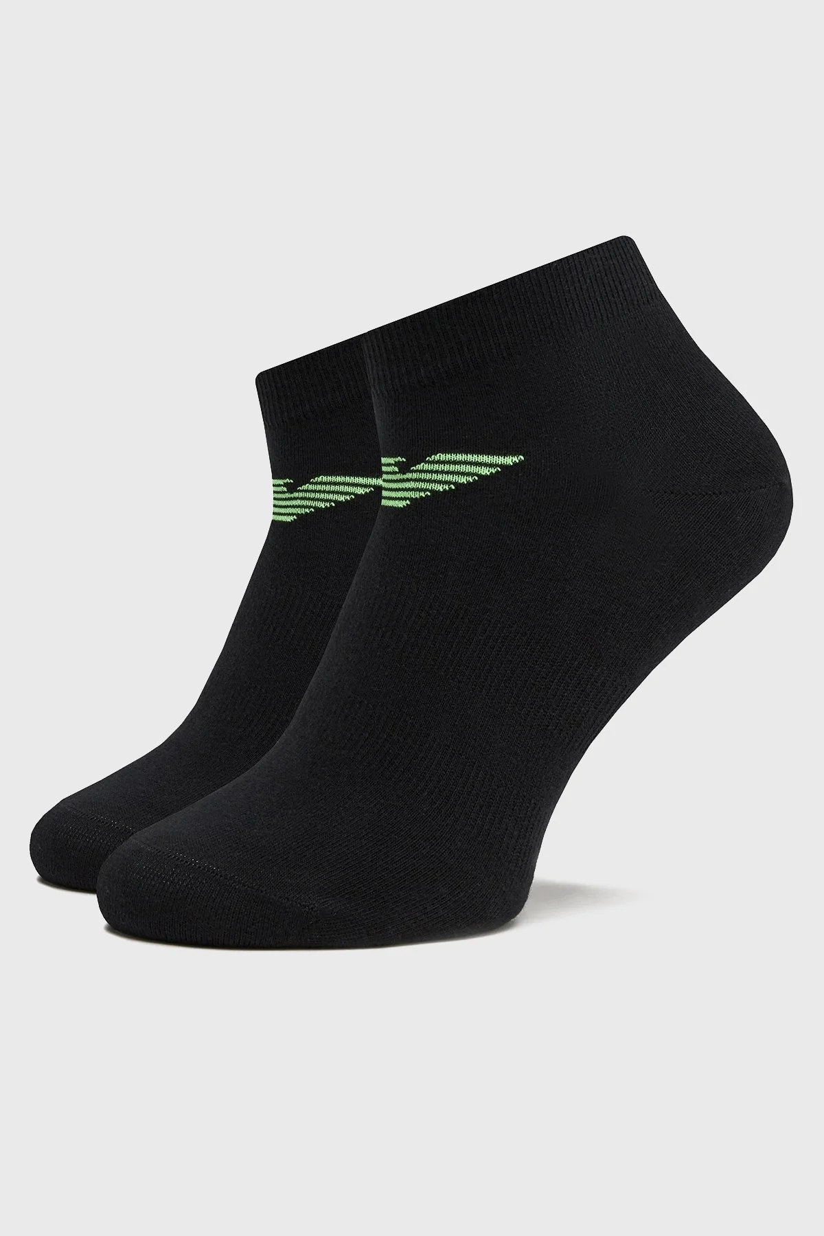 Emporio Armani Pamuklu 3 Pack Erkek Çorap 300048 4R234 50620 SİYAH - 4