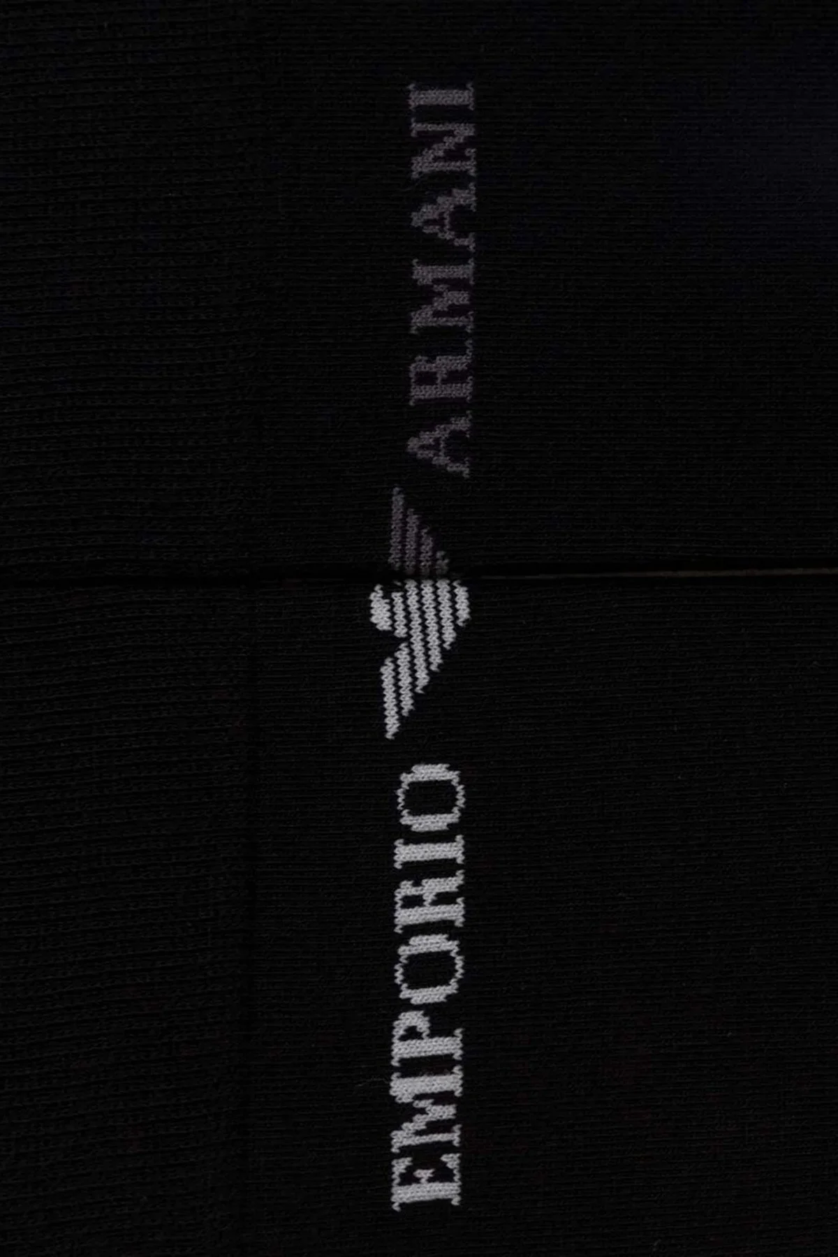 Emporio Armani Pamuklu 3 Pack Uzun Erkek Çorap 302402 3F254 29821 SİYAH - 2