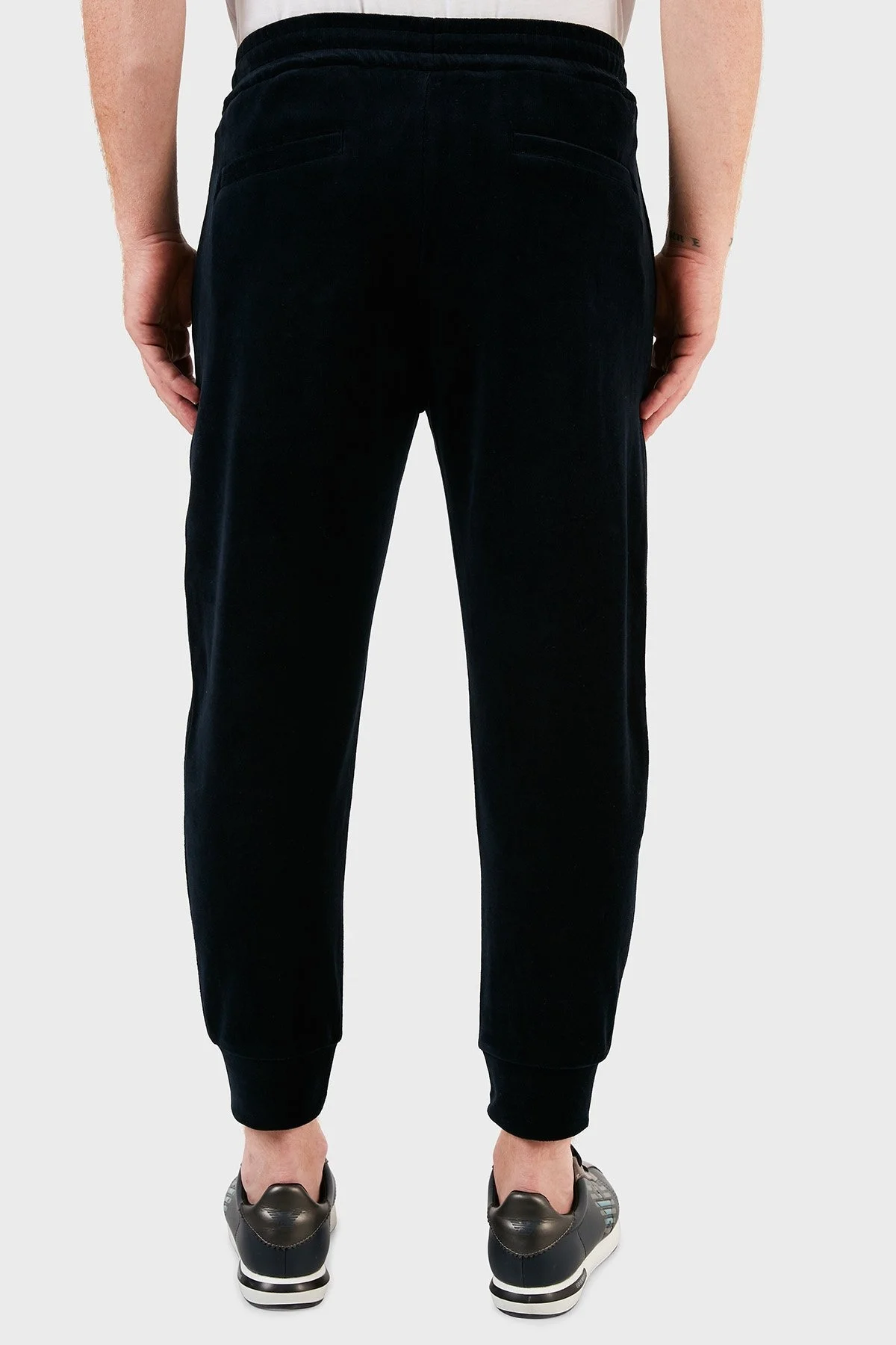 Emporio Armani Pamuklu Belden Bağlamalı Jogger Erkek Pantolon 6K1PA6 1JDPZ 0920 LACİVERT - 5